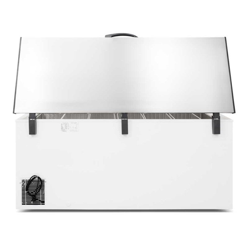 AG Stainless Steel Lid Chest Freezer - 550L Large Capacity Deep Freezer for Home, Restaurant & Commercial Use | Energy Efficient Appliance for Frozen Food Storage