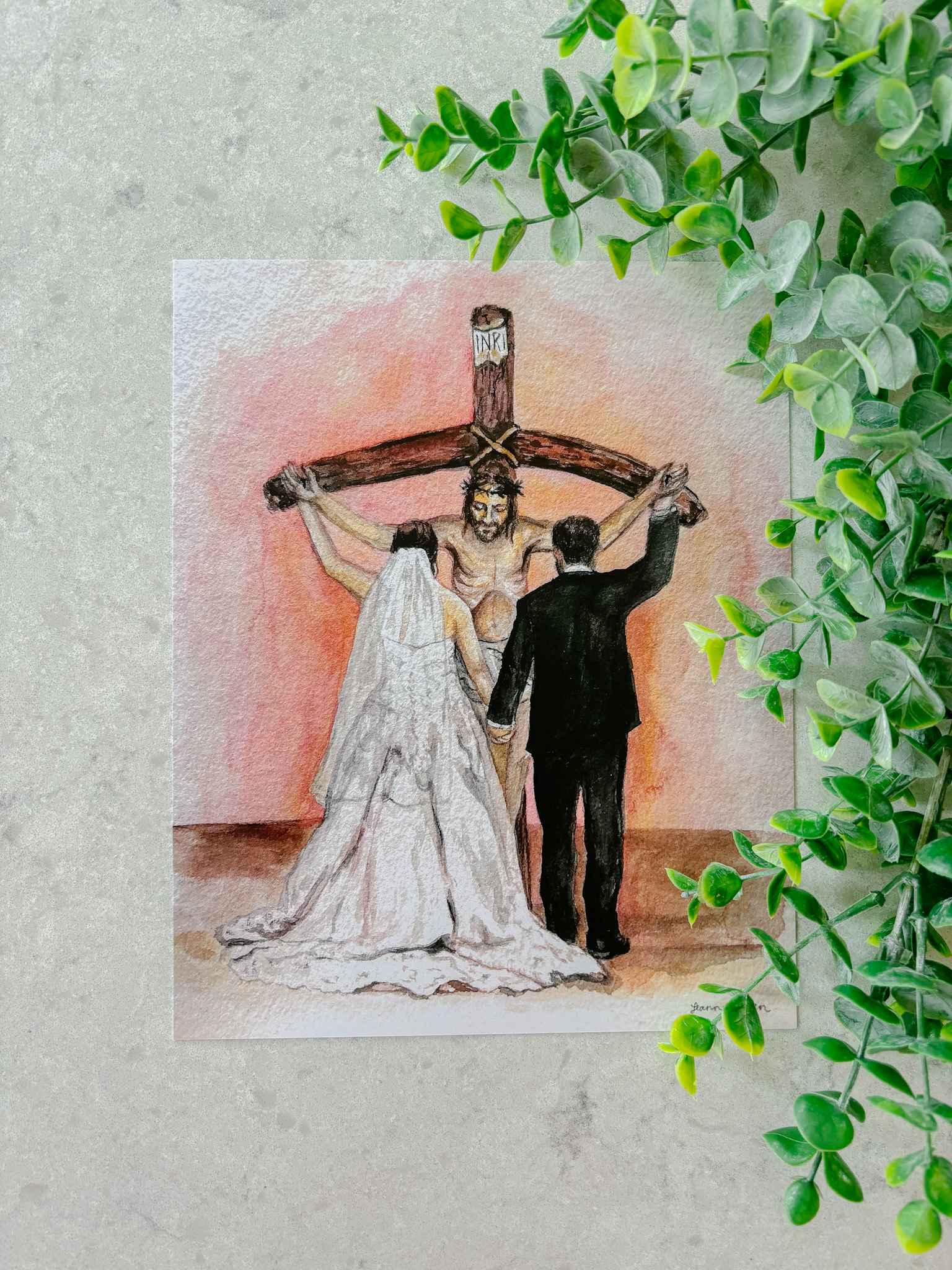 Love Sacrifice Print - Romantic Wall Art Decor for Home, Bedroom & Office - Perfect for Valentine's Day & Anniversary Gifts