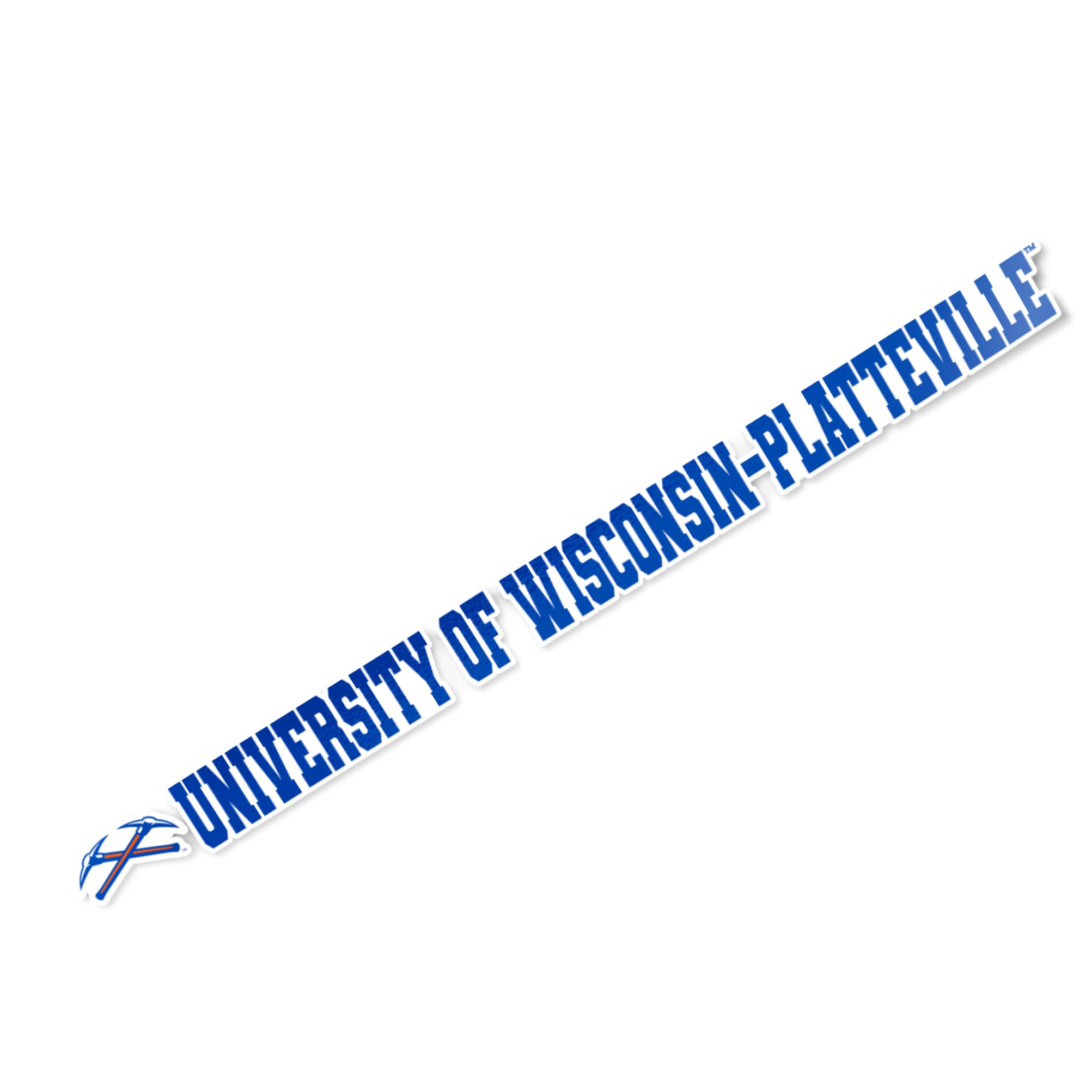UWP Pioneers Vinyl Decal Sticker - 15 Inch Desert Cactus University of Wisconsin Platteville Logo for Laptop, Water Bottle, Car & Scrapbook - Perfect for School Spirit, College Pride & Fan Decorations