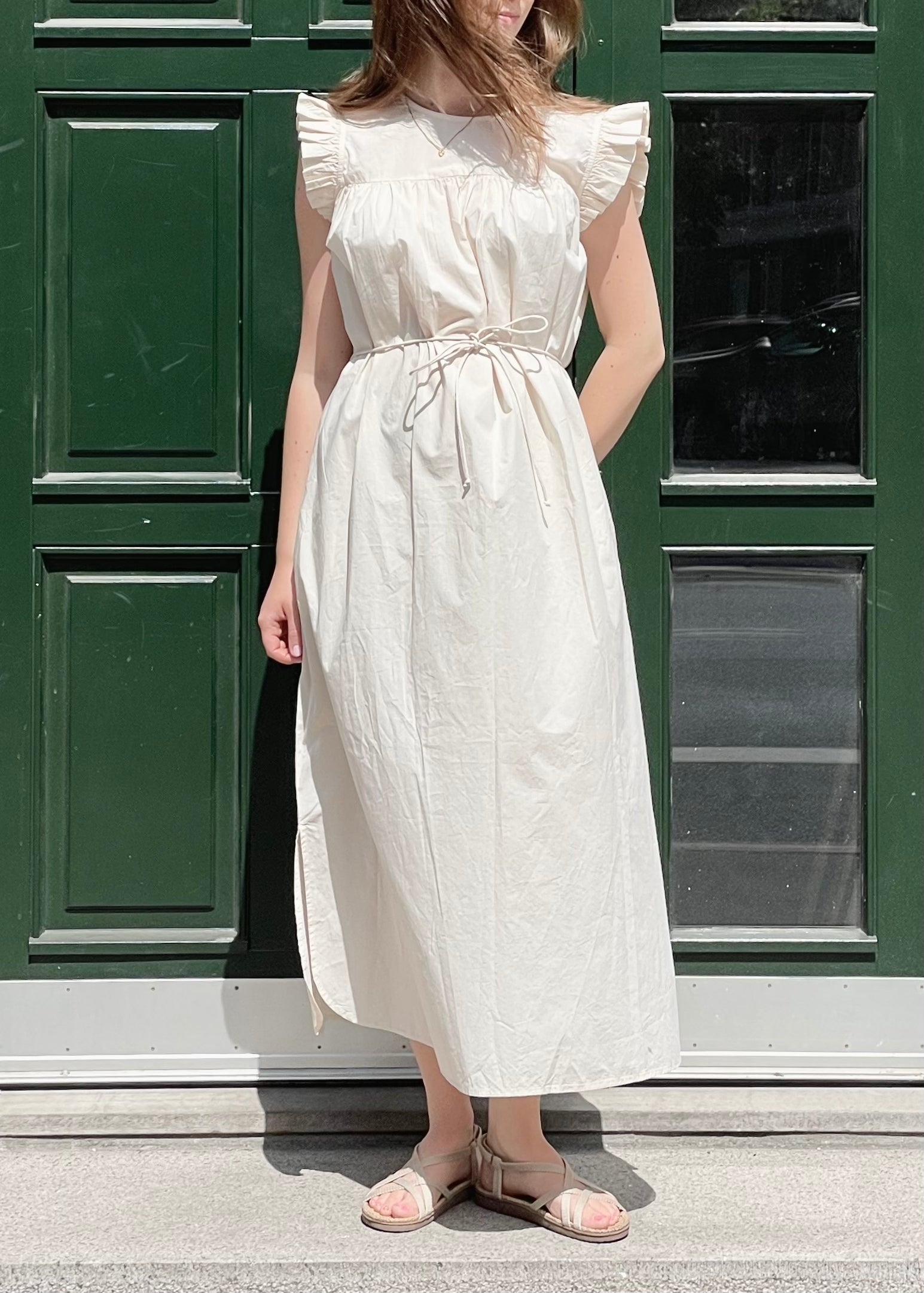 Stylish Vancouver Dress - Elegant Tapioca Color for Women | Perfect for Casual Outings, Parties & Special Occasions