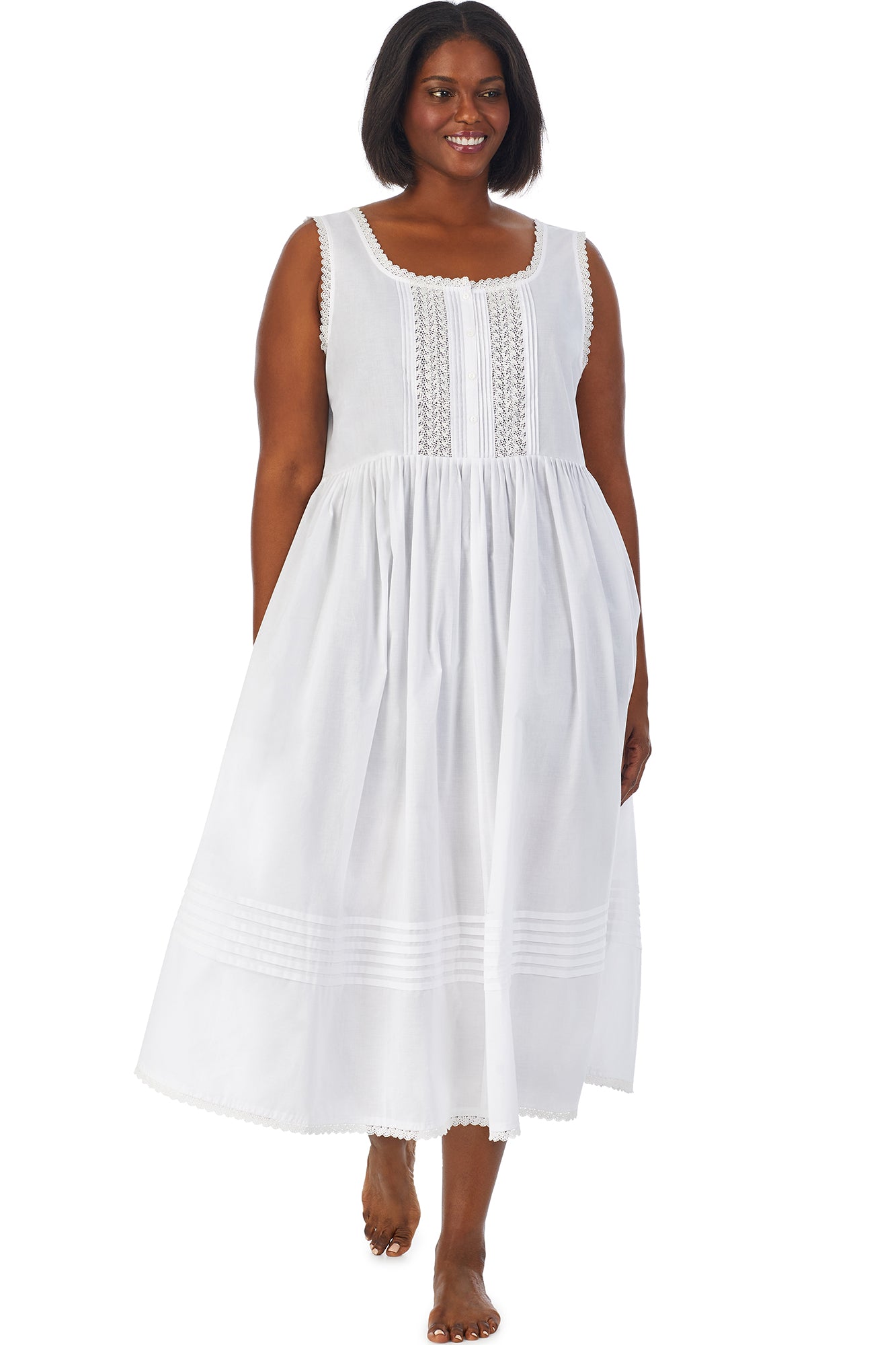 Victorian Style Floral Lace Nightgown - Elegant Women's Sleepwear for Comfort & Romance - Perfect for Bridal, Honeymoon & Special Occasions