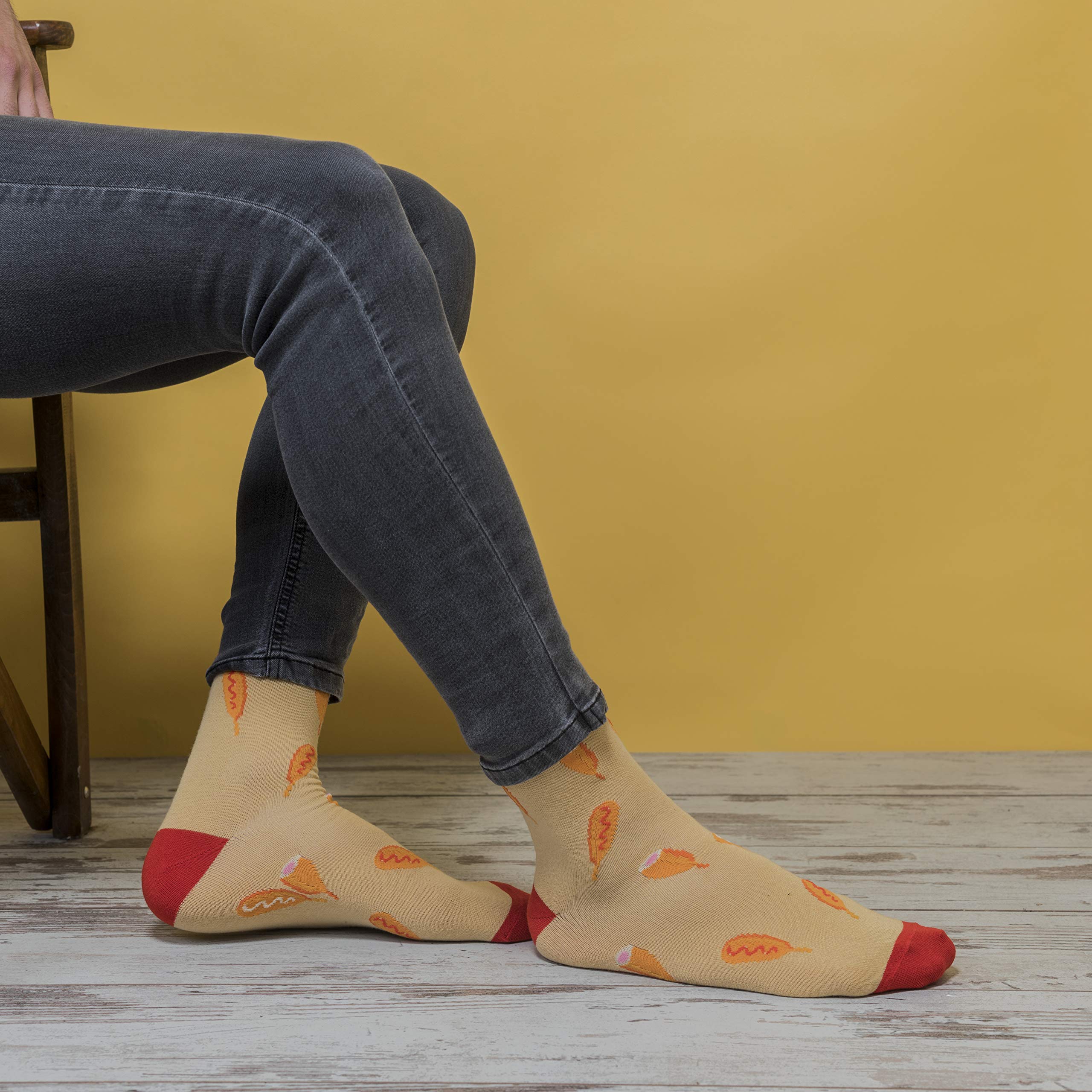 Men's 5-Pack Luxury Colorful Cotton Novelty Dress Socks Gift Set - Fun & Stylish Socks for Work, Party & Casual Wear