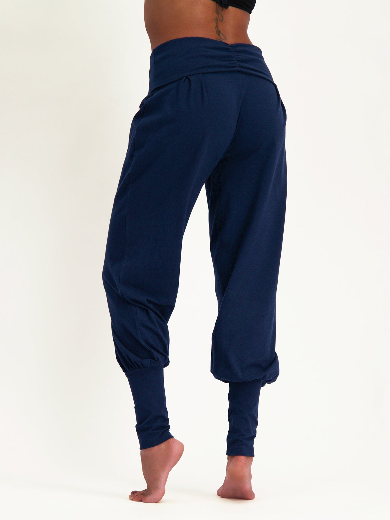 Premium High Waist Yoga Pants for Women - Urban Goddess Devi Leggings in Midnight Black - Perfect for Yoga, Gym, Running & Lounge Wear