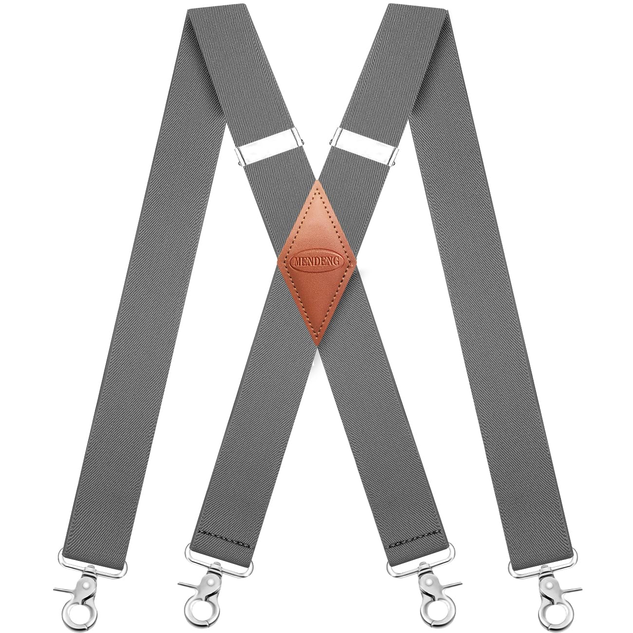 Vintage Bronze Snap Hook Suspenders for Men - Adjustable Braces for Groomsmen, Formal Wear & Wedding Attire - Classic Style for Business, Office & Special Occasions
