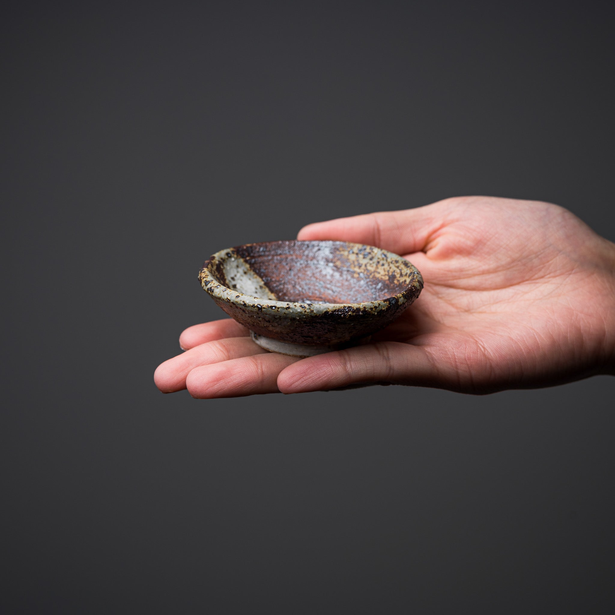 NINSHU Small Ceramic Dish - Elegant Japanese Sakigake Design for Sushi, Soy Sauce, or Condiments | Perfect for Home Dining & Restaurant Use