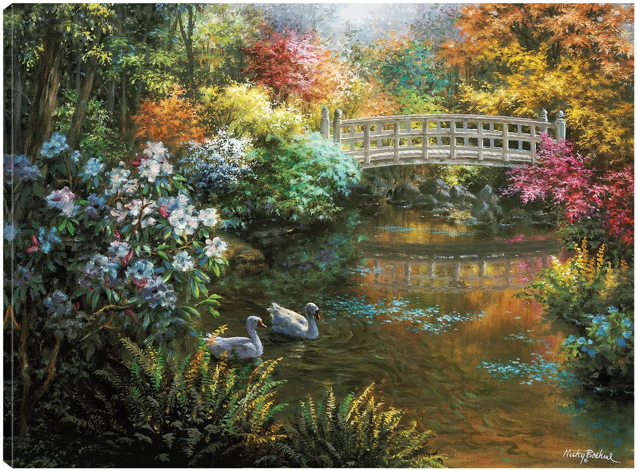 Premium Fine Art Canvas Wall Decor - 'Treasury of Splendor' by Artist Nicky Boehme - 56