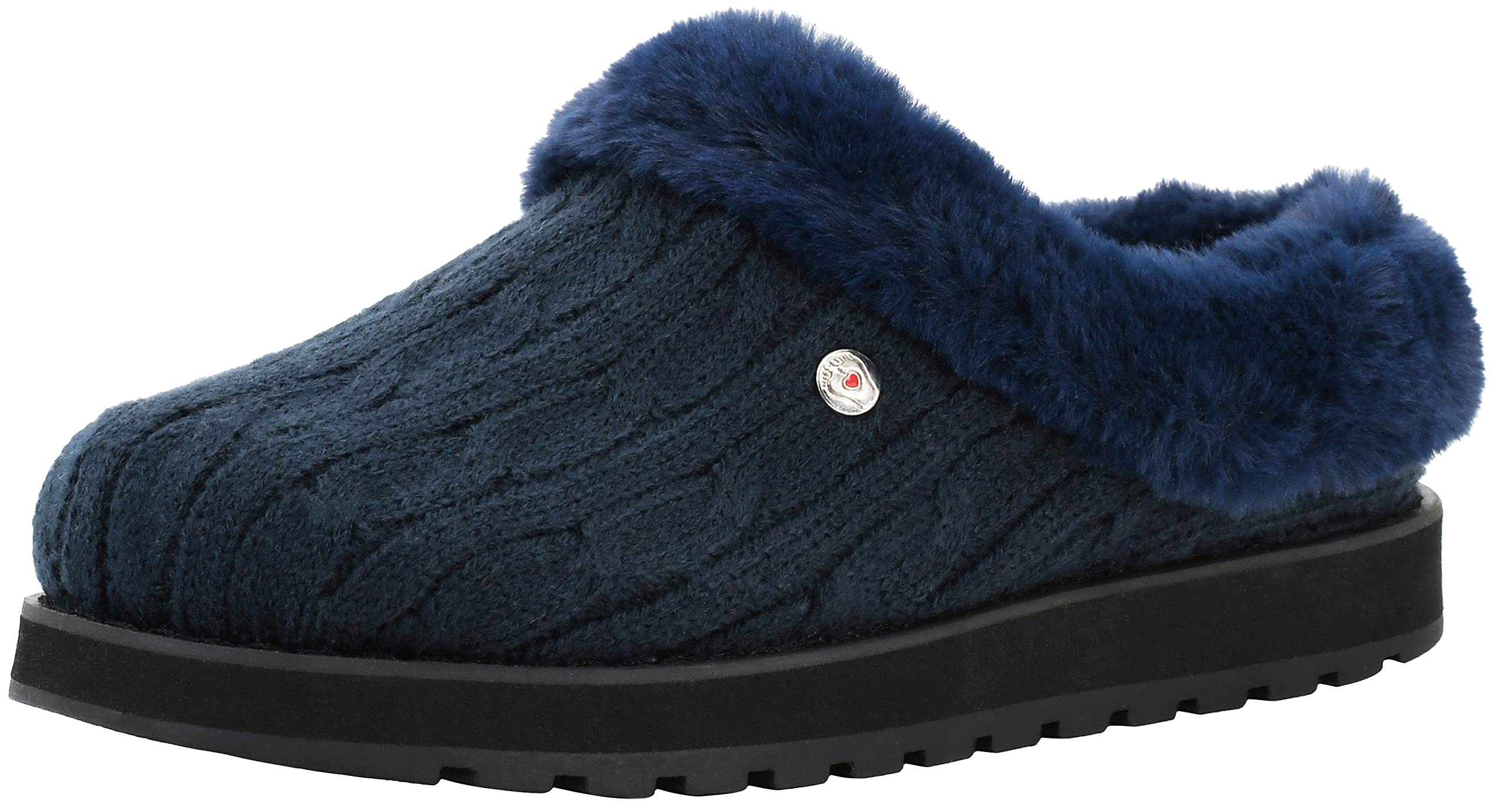 Skechers BOBS Women's Keepsakes Ice Angel Slippers - Cozy Memory Foam House Shoes for Women, Soft Plush Indoor Slippers with Arch Support | Perfect for Relaxing at Home, Lounging & Comfort Wear