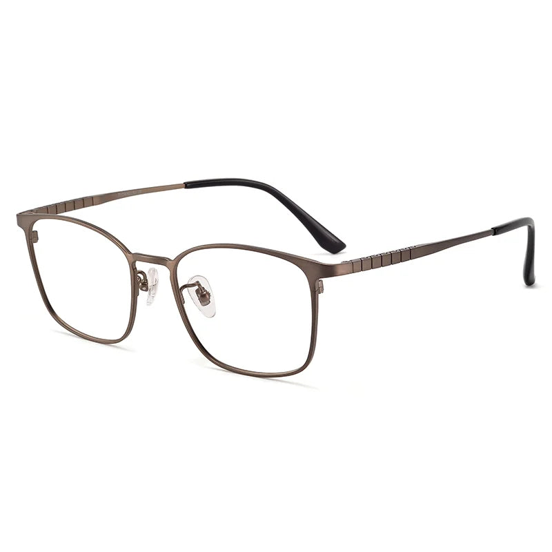 Bclear Women's Full Rim Square Titanium Eyeglasses Frame - Lightweight Durable 85005 for Work, Reading & Fashion Accessories