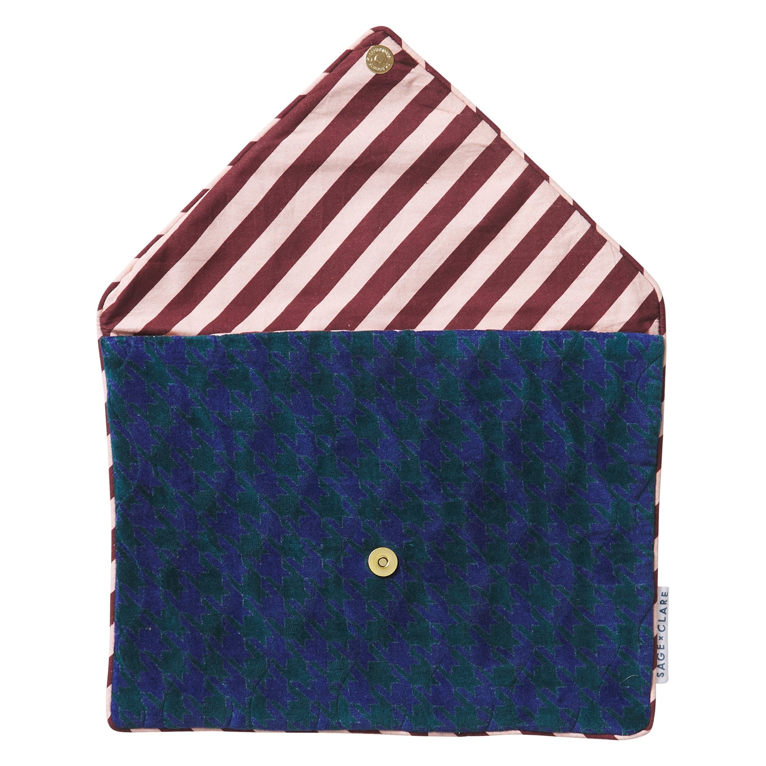 Vinita Velvet Clutch for Women - Elegant Evening Bag with Wristlet Strap - Perfect for Parties, Weddings & Special Occasions