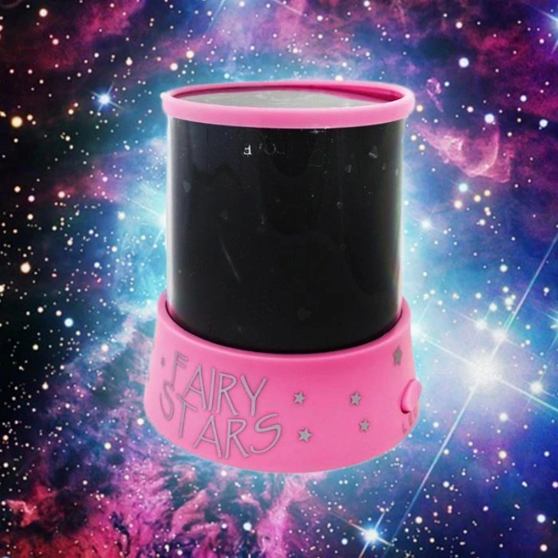 Johnco Fairy Stars Projector - Galaxy Night Light for Kids, Bedroom & Nursery Decor - Starlight Projector for Relaxation, Sleep Aid & Room Ambiance