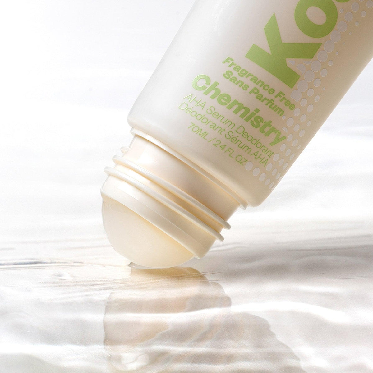 Best AHA Serum Deodorant for Sensitive Skin - Fragrance Free, Natural & Gentle Formula - Perfect for Daily Use, Gym & Active Lifestyle