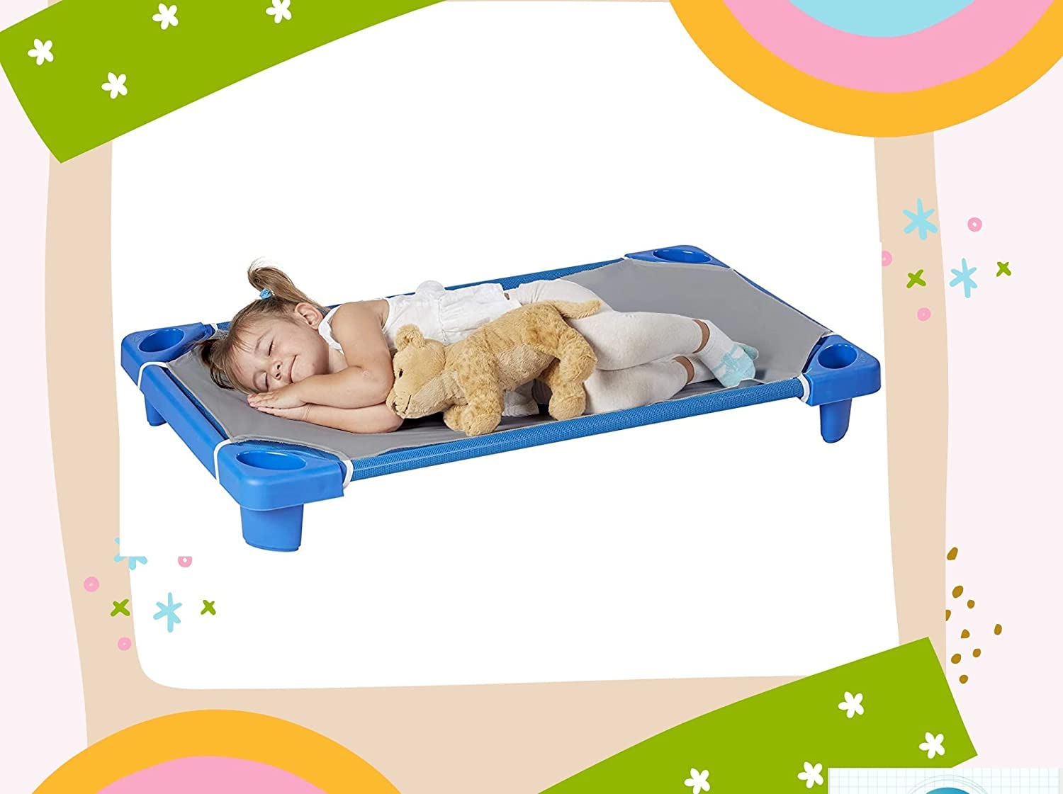 **Premium Poly Cotton Daycare Cot Sheets for Toddlers & Preschool - Pack of 24 (23
