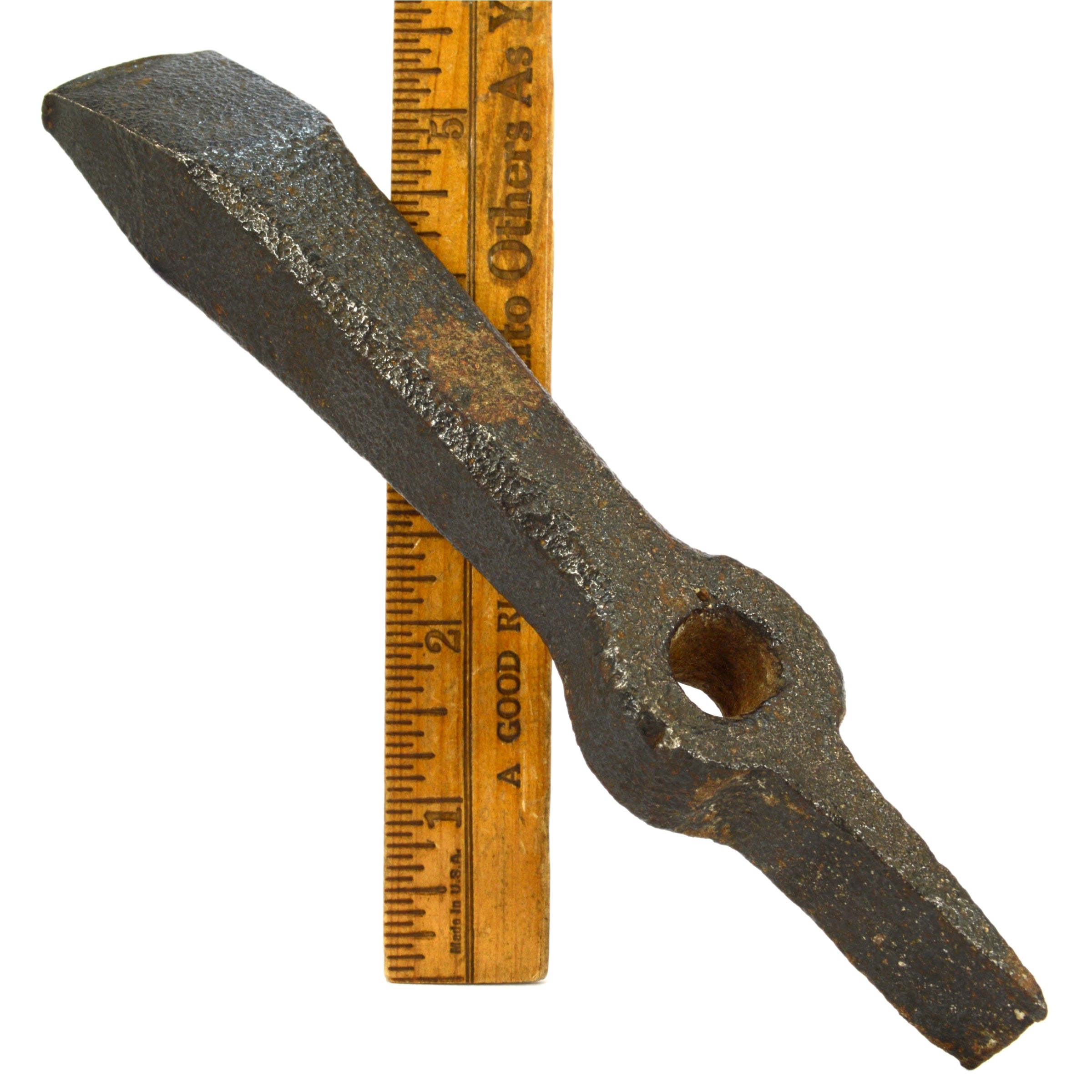 Vintage DENGEL / DENGELSTOCK Scythe Anvil - Antique Field Repair & Sharpening Tool for Farm Equipment - Perfect for Blacksmithing, Historical Reenactments, and Traditional Farming