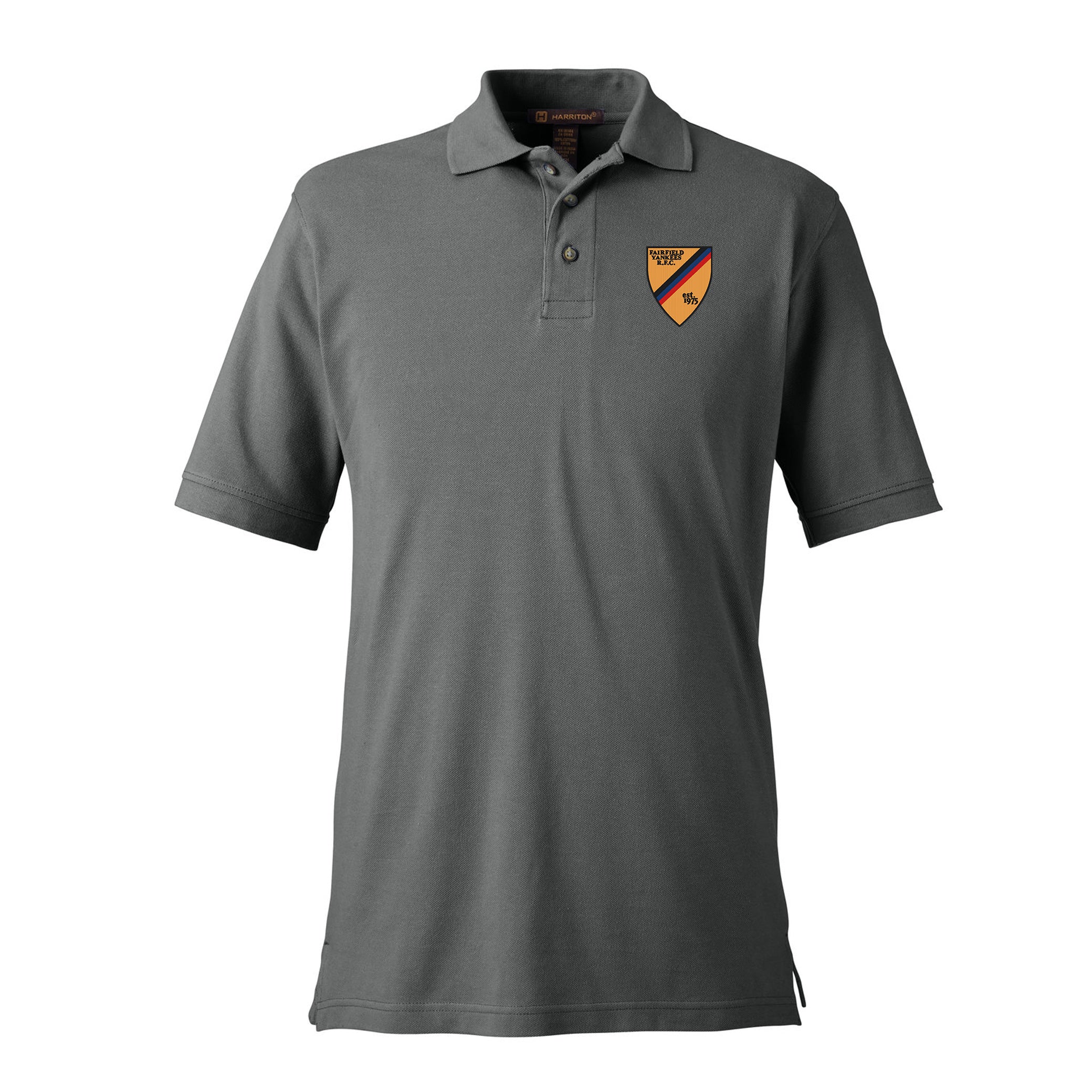 Fairfield Yankees RFC Ringspun Cotton Polo Shirt - Men's Breathable & Comfortable Performance Polo for Golf, Casual Wear & Sports