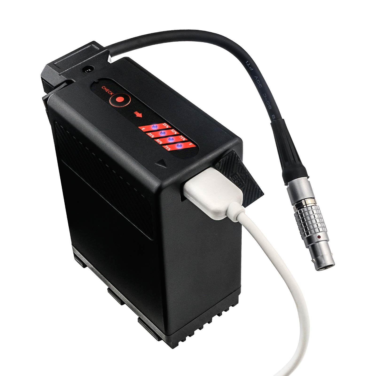 Kastar Replacement Battery and D-Tap Charger for Canon BP-A30/BP-A60/BP-A90, CG-A10/CG-A20 - Compatible with Canon EOS C200/C200B/C220B/C300 Mark II PL Cinema Cameras - Professional Video Shooting & On-the-Go Power Solution