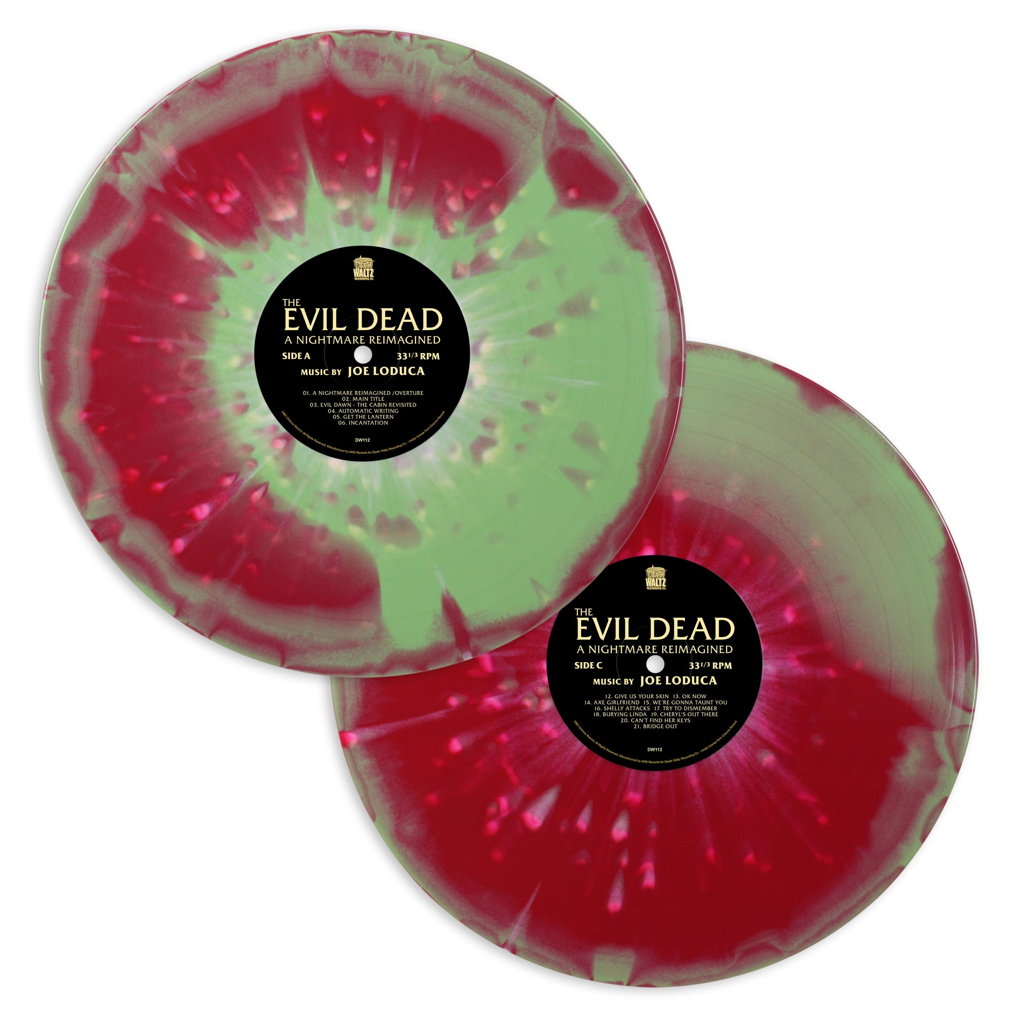 Evil Dead: A Nightmare Reimagined 2XLP Limited Edition Vinyl Soundtrack - Horror Movie Collector's Item for Home Theater & Halloween Parties