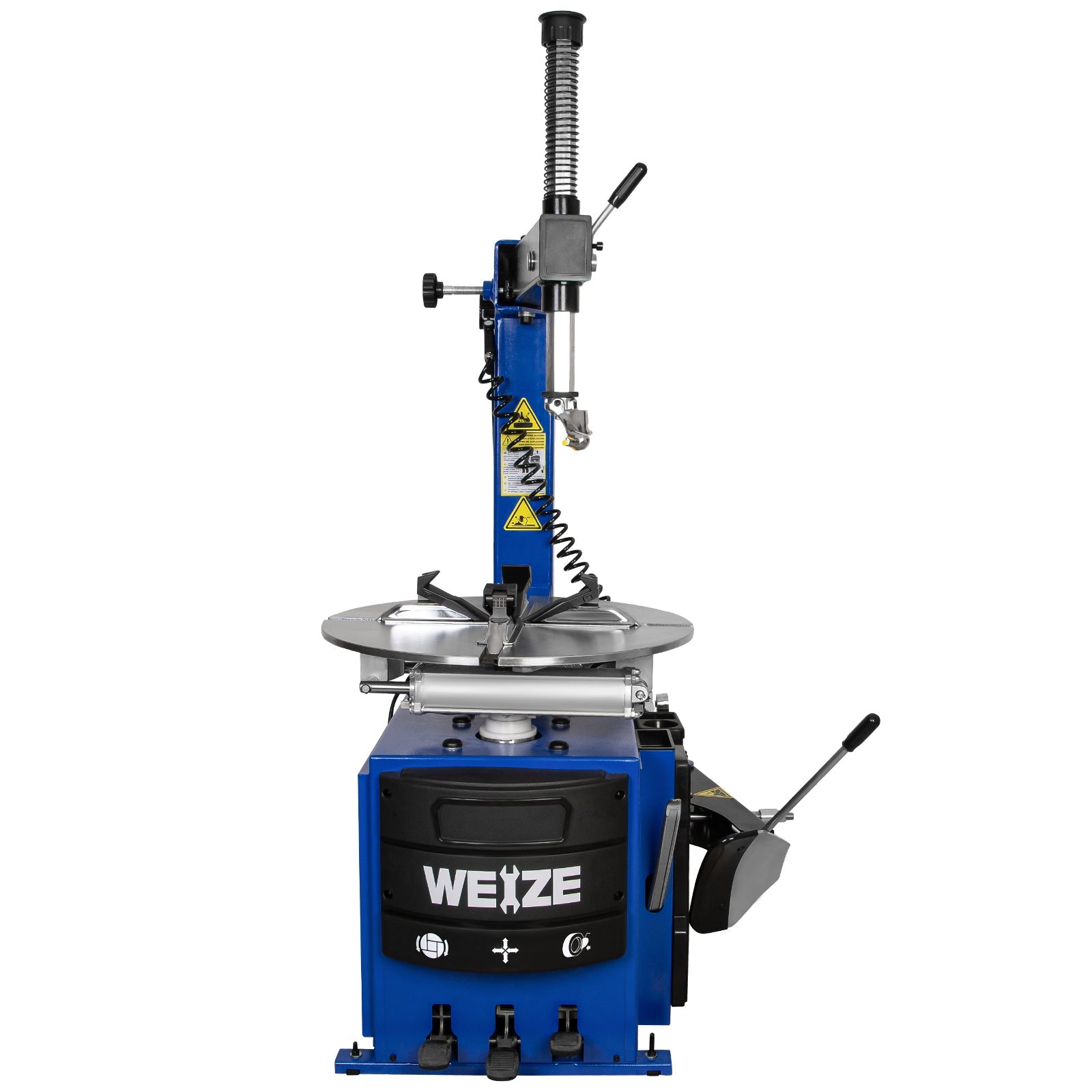 WEIZE 2 HP Heavy Duty Swing Arm Tire Changer - Professional Wheel Changer Machine for Auto Shops & Home Garages - Perfect for Car, Motorcycle & ATV Tire Changes