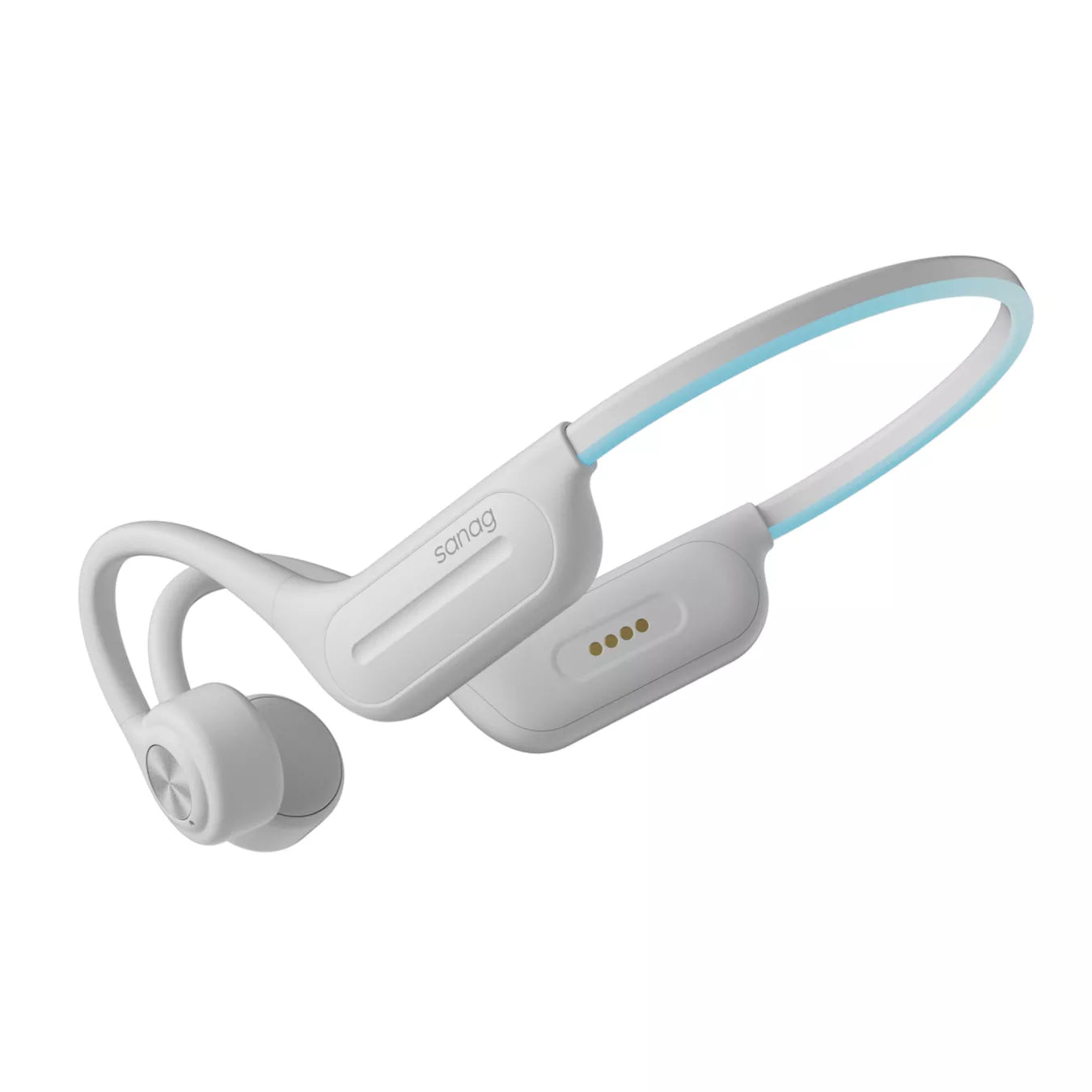 Sanag B91S Pro RunPower Open Ear Swimming Bone Conduction Headphones - Wireless Bluetooth Sport Headset for Running, Cycling & Water Activities - IPX8 Waterproof & Sweatproof for Pool, Beach & Gym Workouts