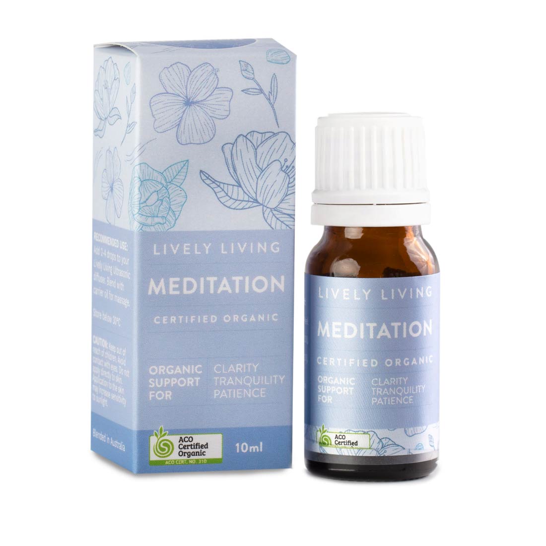 10ml Organic Essential Oil for Meditation & Relaxation - Aromatherapy, Stress Relief & Yoga Use