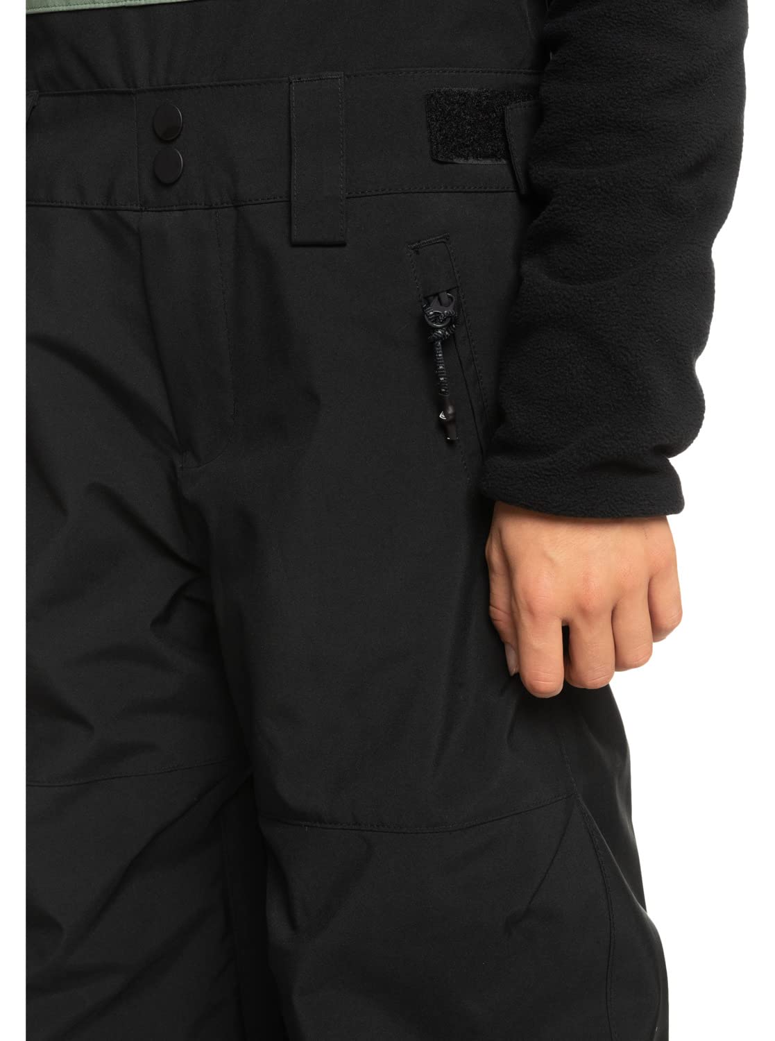 Quiksilver Mash Up Boys' Technical Snow Bib Pants - Waterproof Winter Snowboard Pants for Kids Ages 8-16 - Ideal for Skiing, Snowboarding & Cold Weather Outdoor Activities