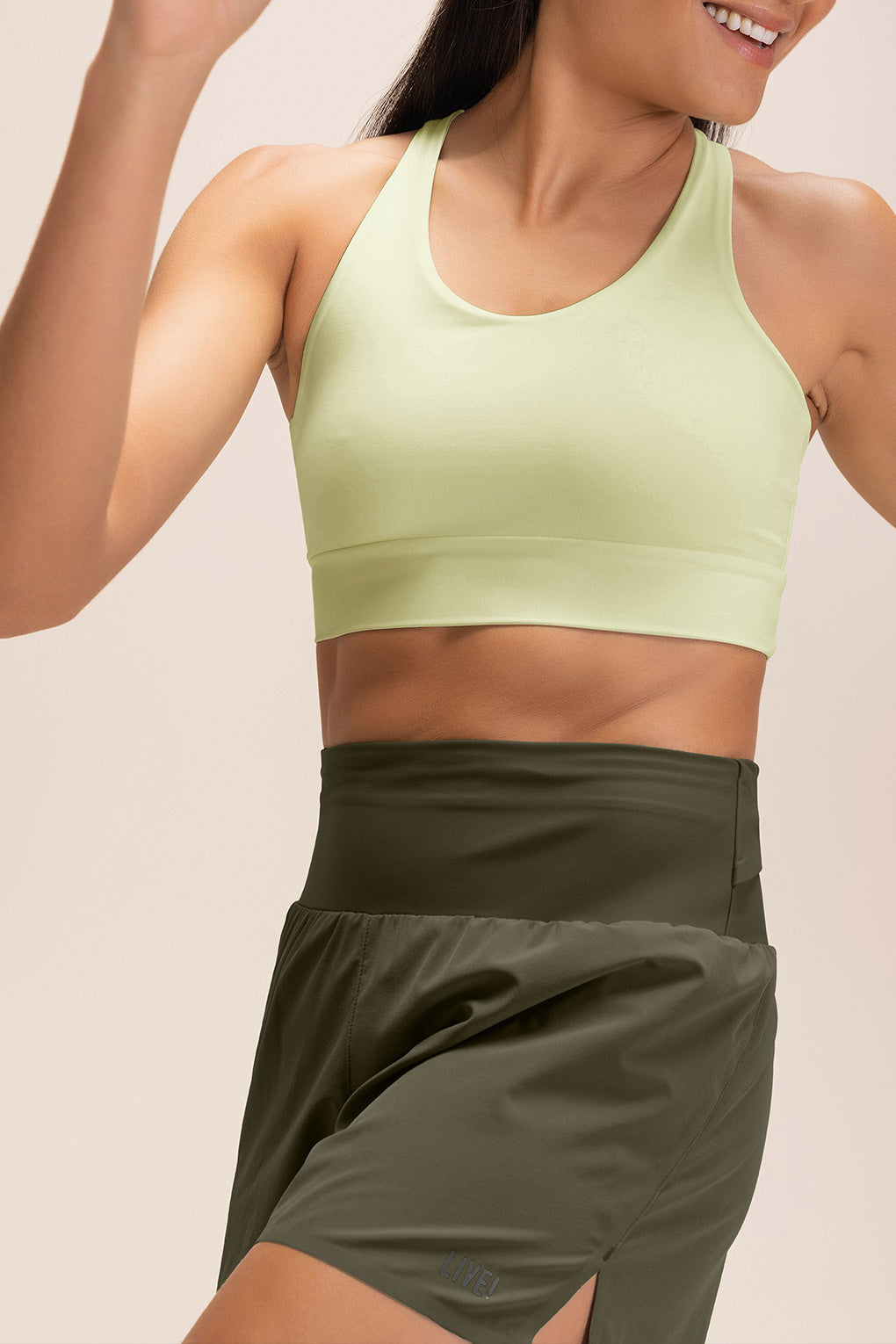 Racer Sense® High Support Sports Bra for Women - Running, Yoga & Gym Workouts - Breathable & Comfortable Activewear