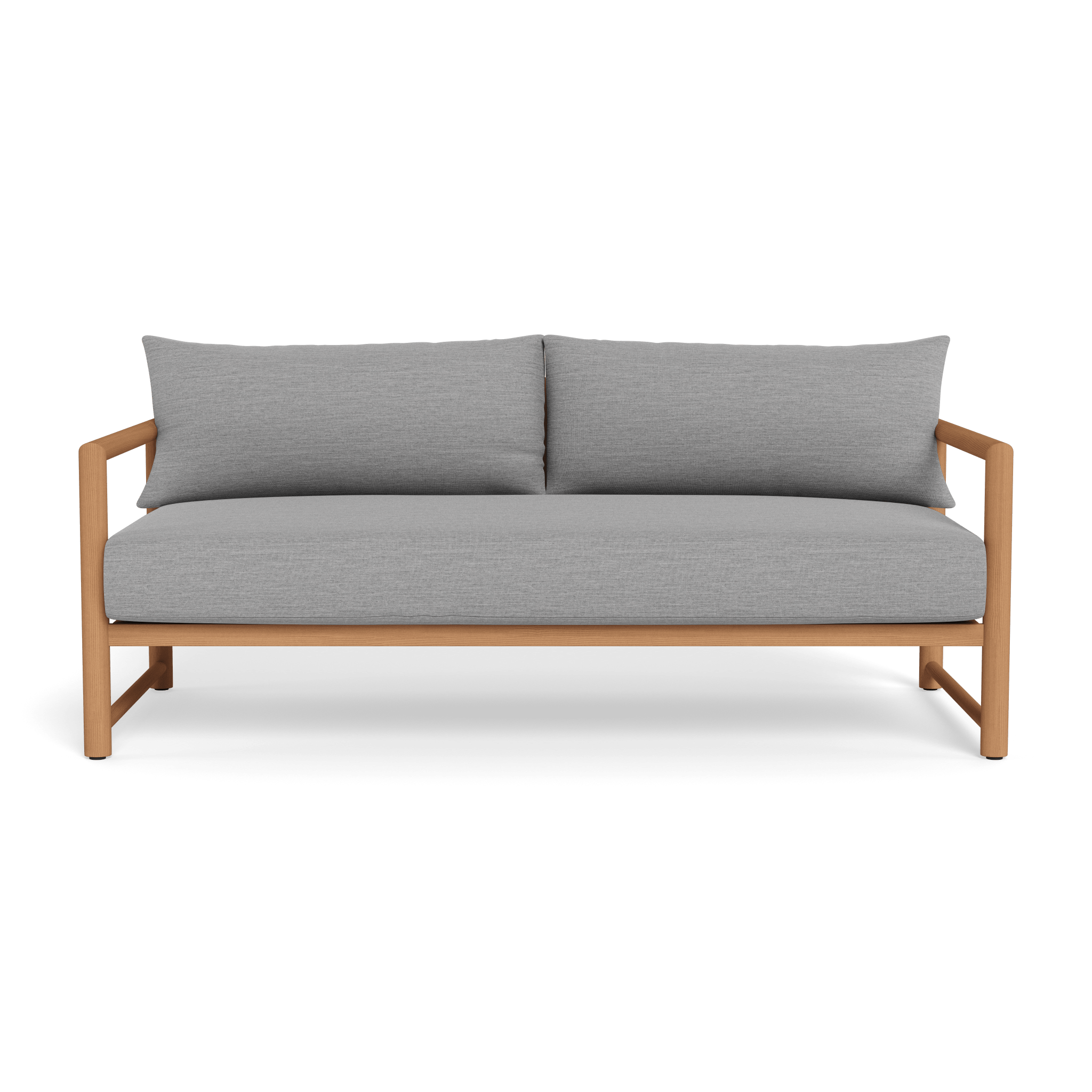 Breeze XL Teak 2-Seater Outdoor Sofa - Waterproof Patio Furniture for Garden, Poolside & Backyard Relaxation