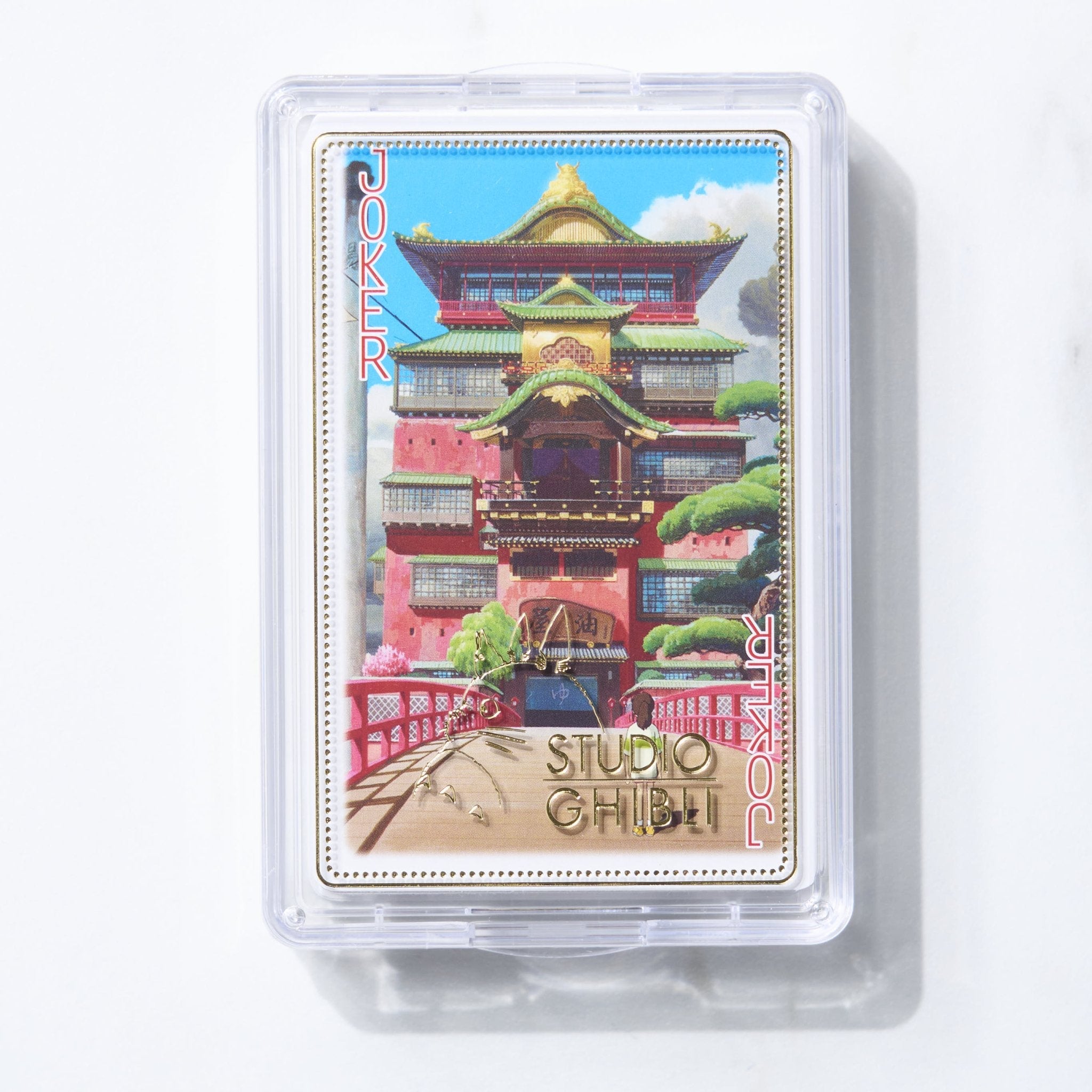 Studio Ghibli Playing Cards - Official Ensky Anime Card Deck with Spirited Away, My Neighbor Totoro & Howl's Moving Castle Characters - Perfect for Game Nights, Collecting & Gifts for Ghibli Fans