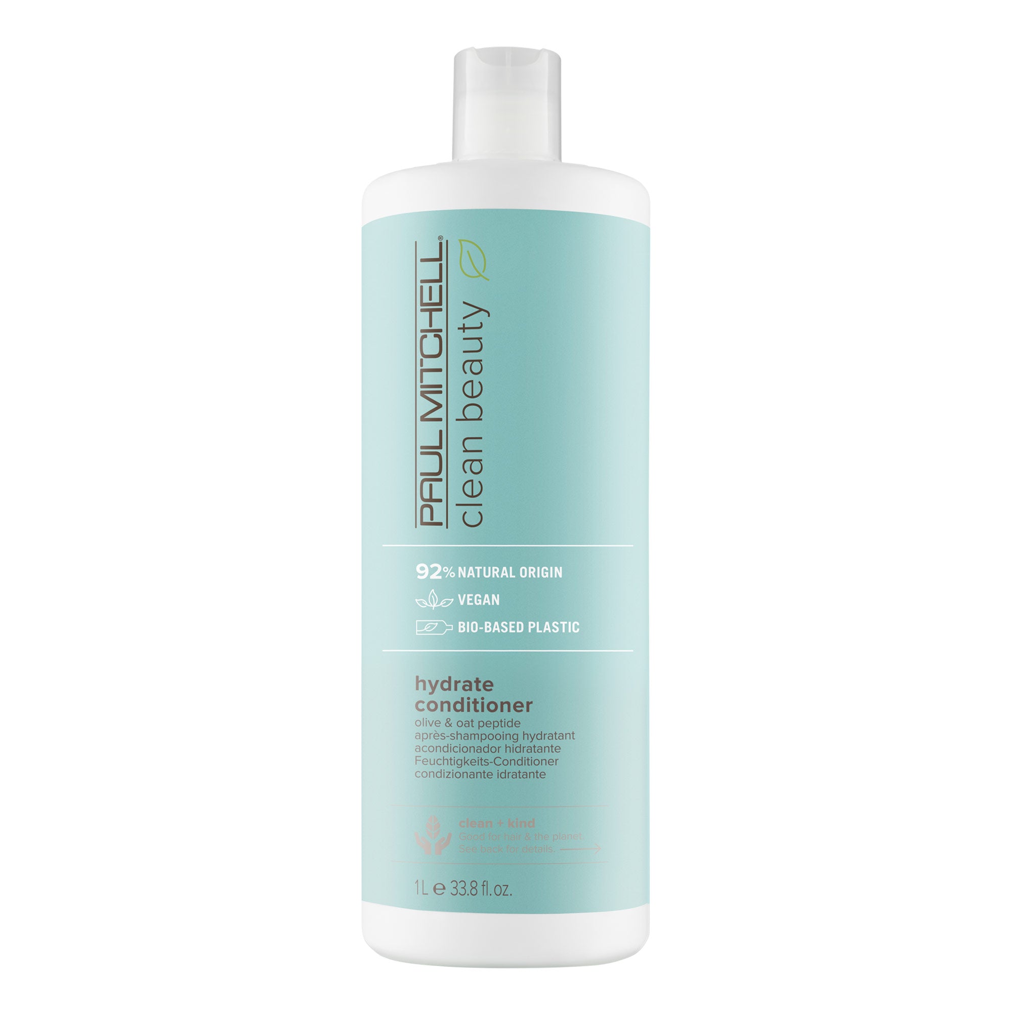 Clean Beauty Hydrate Conditioner for Dry Hair - Vegan, Sulfate-Free Hair Moisturizer for Damaged & Frizzy Hair | Perfect for Daily Use & Post-Color Treatment