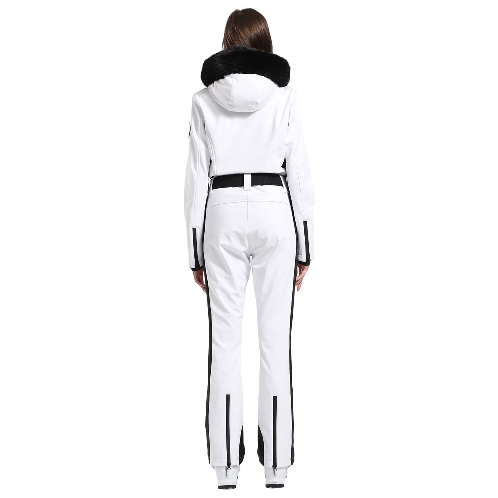 IMPHUT Women's Waterproof Windproof Insulated One Piece Ski Suit - Winter Snowsuit for Skiing, Snowboarding & Outdoor Sports - Perfect for Cold Weather Adventures