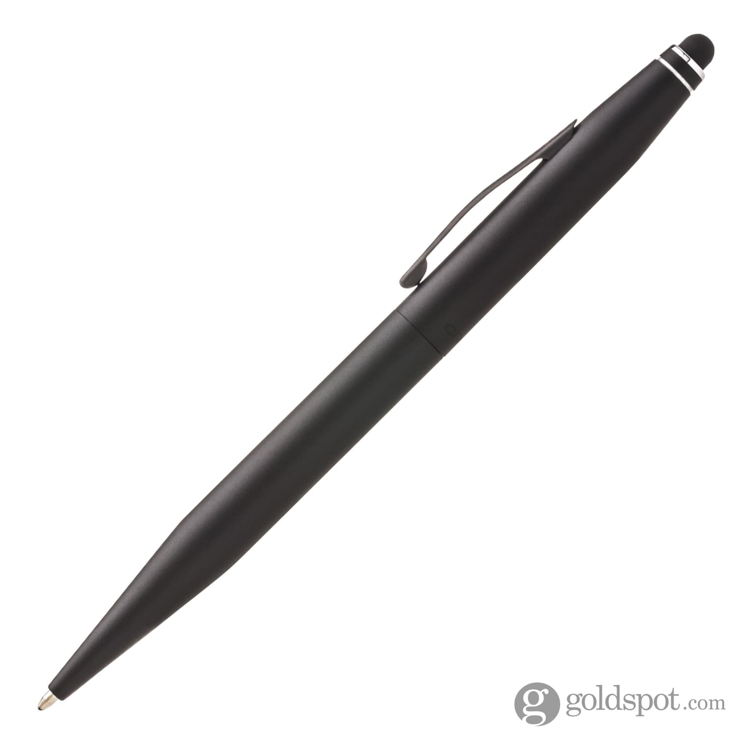 Cross Tech 2-in-1 Ballpoint Pen with Capacitive Stylus - Satin Black for Precise Writing & Touchscreen Use | Perfect for Office Work, Note Taking & Digital Devices