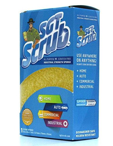 All-Purpose Scratch-Free Sponges for Dishes, Pots & Pans - 4 Pack Non-Abrasive Cleaning Sponges - Safe for Non-Stick Cookware, Glass & Delicate Surfaces - Perfect for Kitchen, Bathroom & Household Cleaning