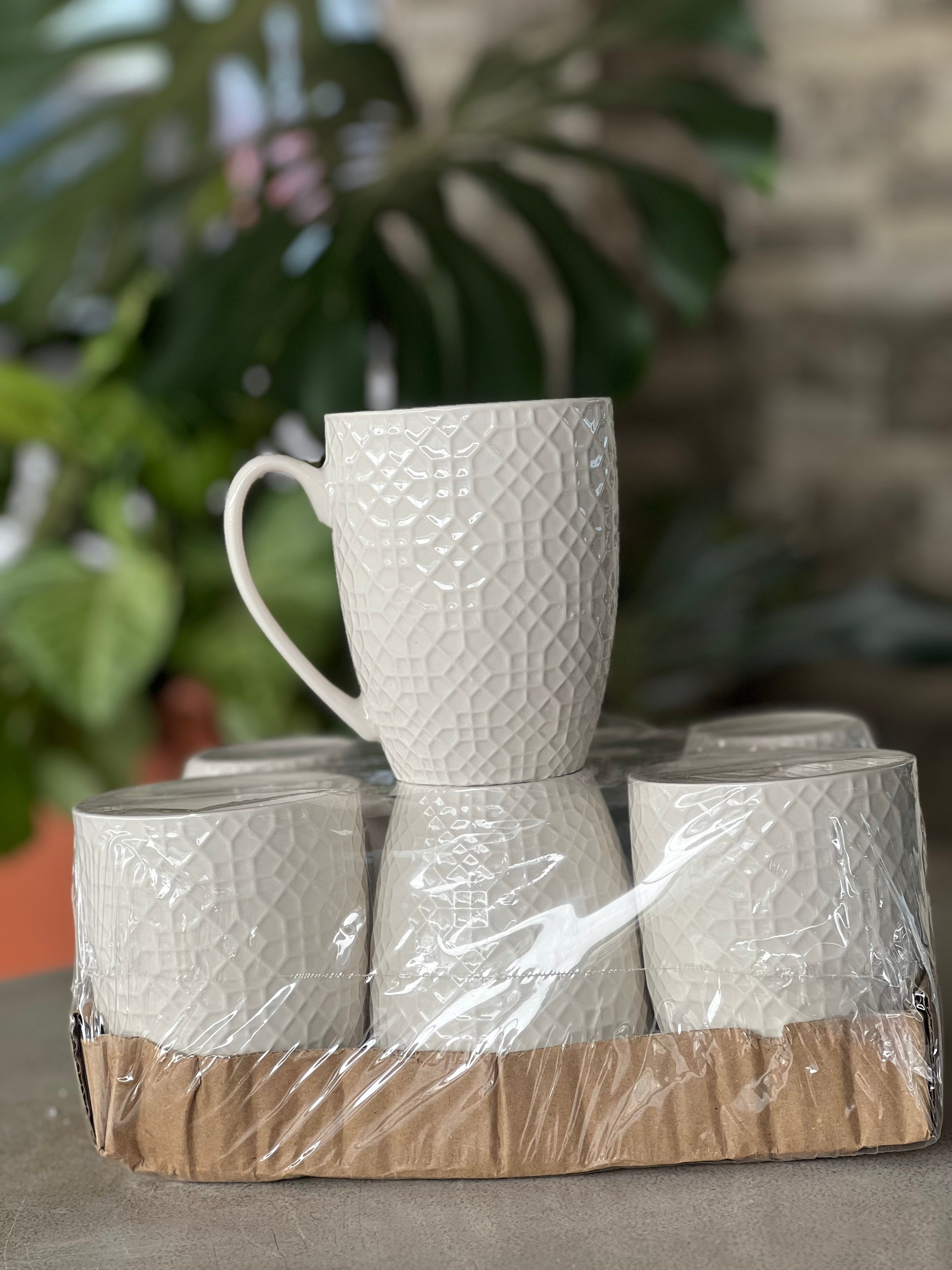 Premium Ceramic Coffee Mugs Set of 4 - 16oz Insulated Travel Tea Cups with Lids & Saucers - Perfect for Home, Office or Gift Giving - Dishwasher & Microwave Safe