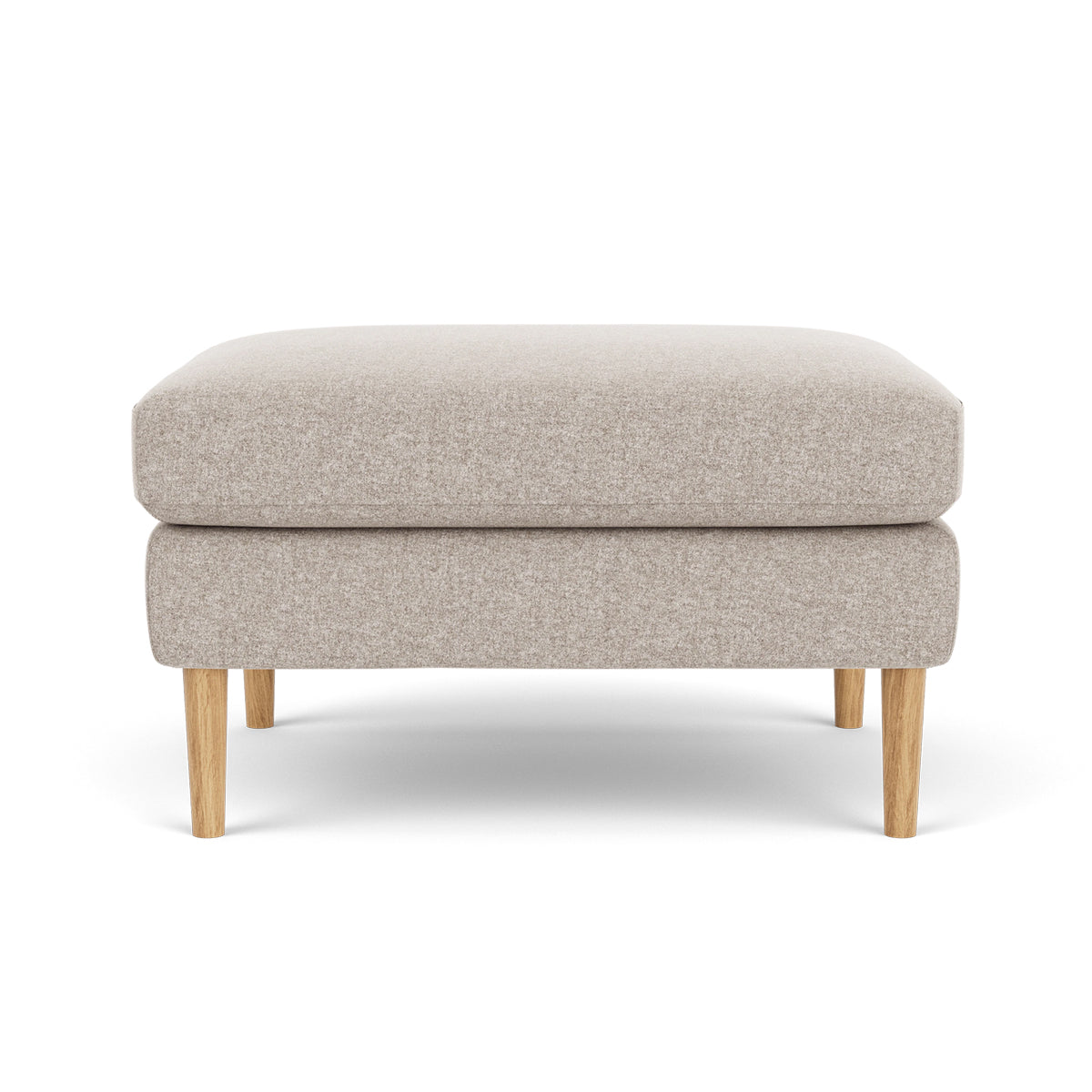 Astha Fabric Ottoman Stool - Soft Round Storage Pouf with Removable Cover for Living Room, Bedroom & Nursery - Perfect for Extra Seating & Home Decor
