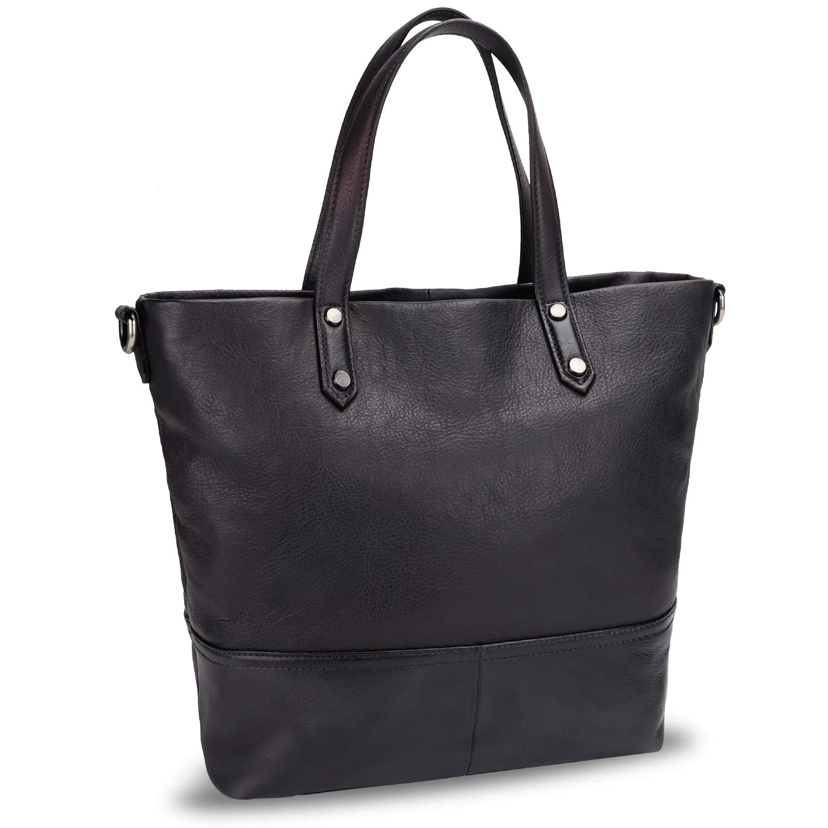 Genuine Leather Satchel Purses for Women - Top Handle Crossbody Shoulder Tote Handbag - Perfect for Work, Travel & Everyday Use