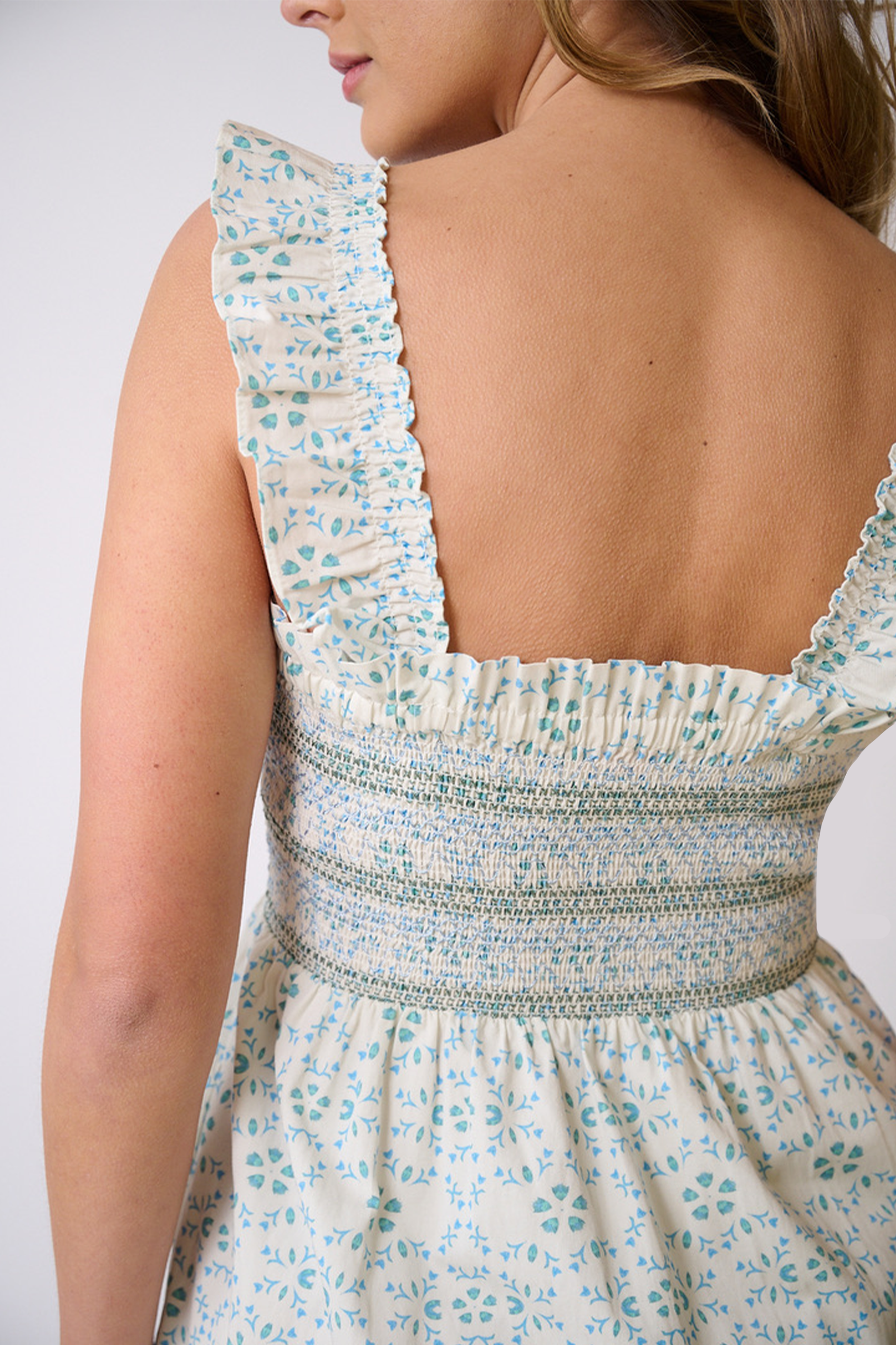 Palmer Dress in Periwinkle Blue - Elegant Flowy Midi Dress for Women | Perfect for Weddings, Parties & Summer Outfits