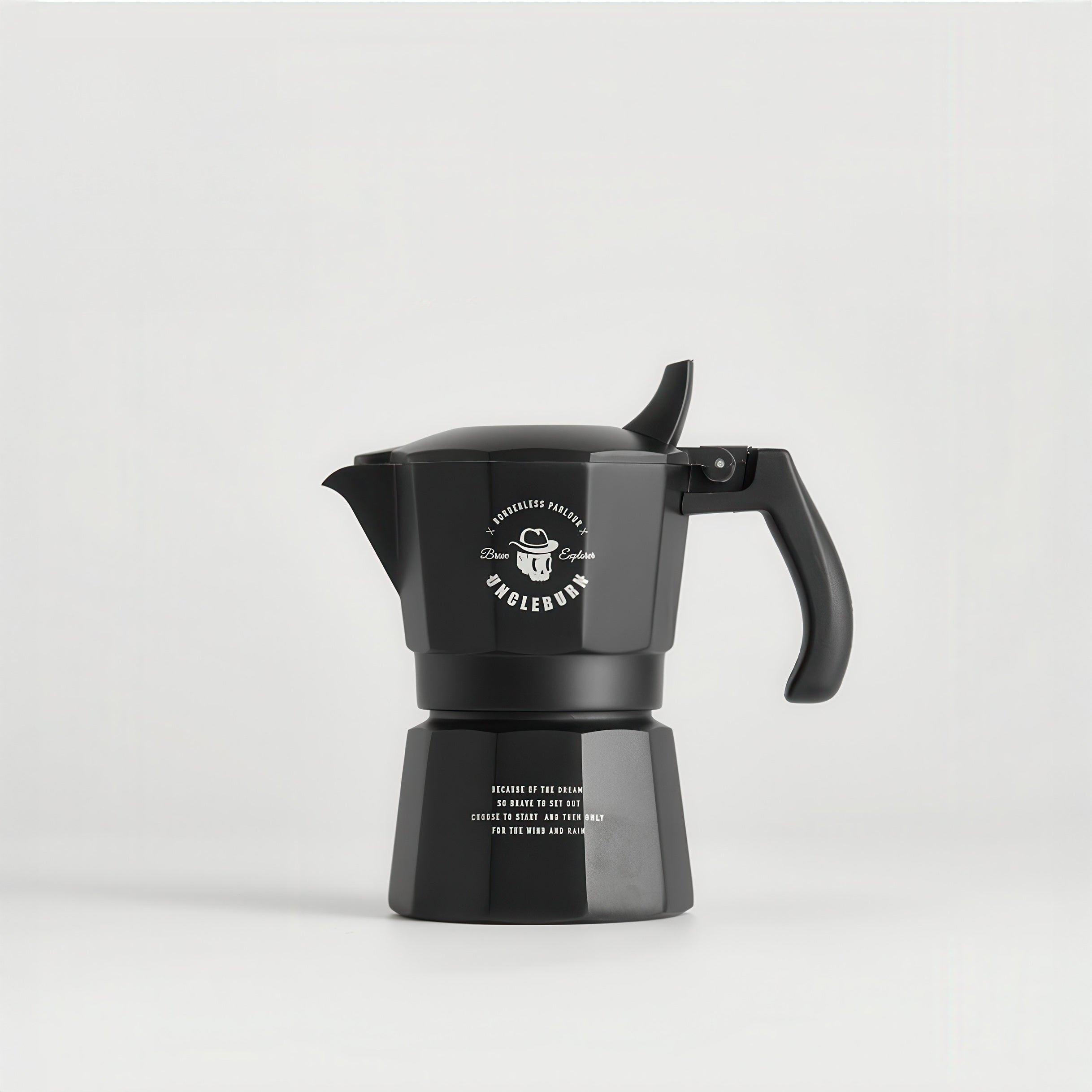 Portable Travel Coffee Kit with Moka Pot & Manual Grinder - Compact Espresso Maker Set for Camping, Hiking & Outdoor Adventures