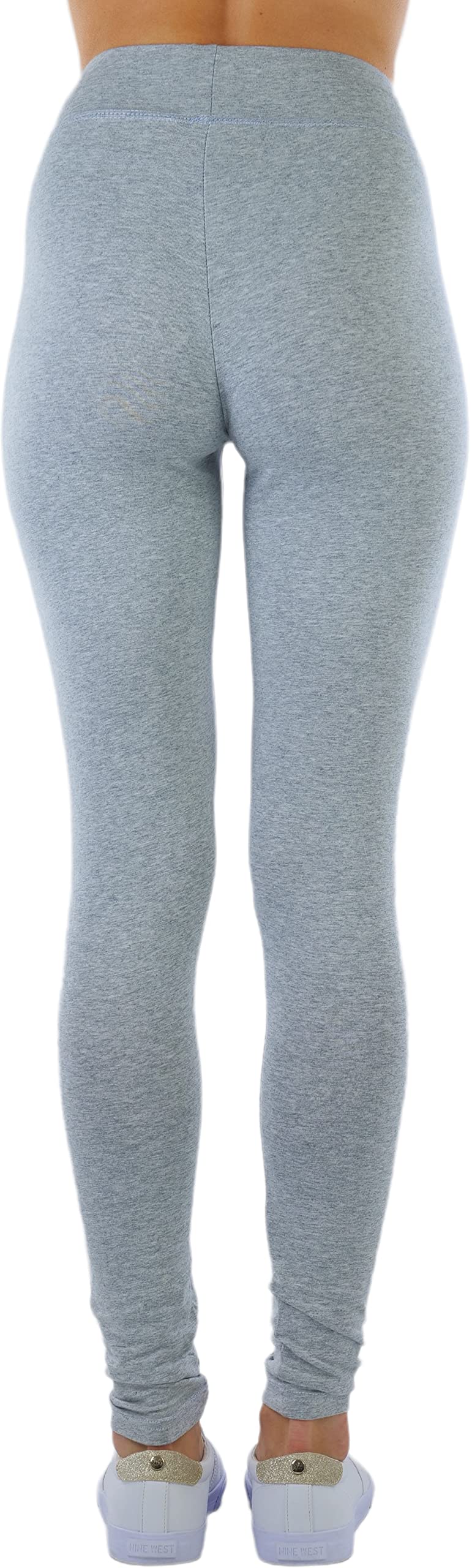 ToBeInStyle Women's Medium Weight Cotton-Spandex Leggings - Breathable, Stretchy & Comfortable for Yoga, Workouts & Everyday Wear