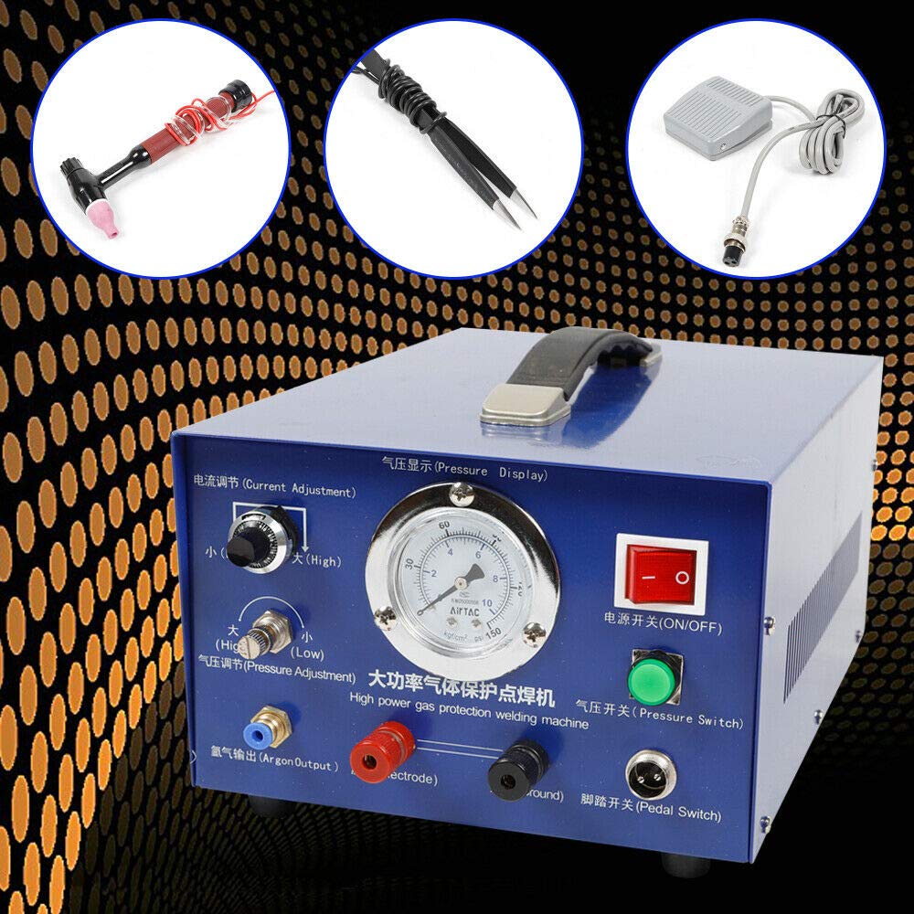 Mini Electric Jewelry Spot Welder Machine - 800W AC110V for Gold & Silver Welding - Foot Switch Included - Perfect for DIY Jewelry Making & Repair