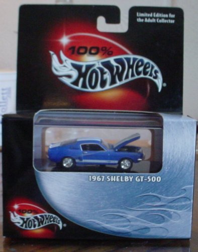 Hot Wheels 1967 Shelby GT-500 #31 100% Edition Die-Cast Car - Limited Collector's Item for Display & Racing Fun - Perfect for Car Enthusiasts & Kids Play