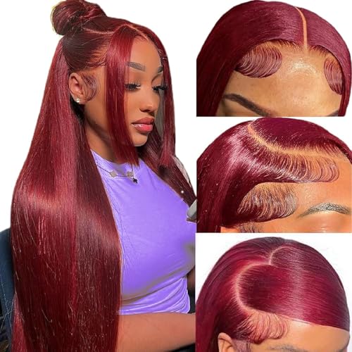 Straight 99J Wigs