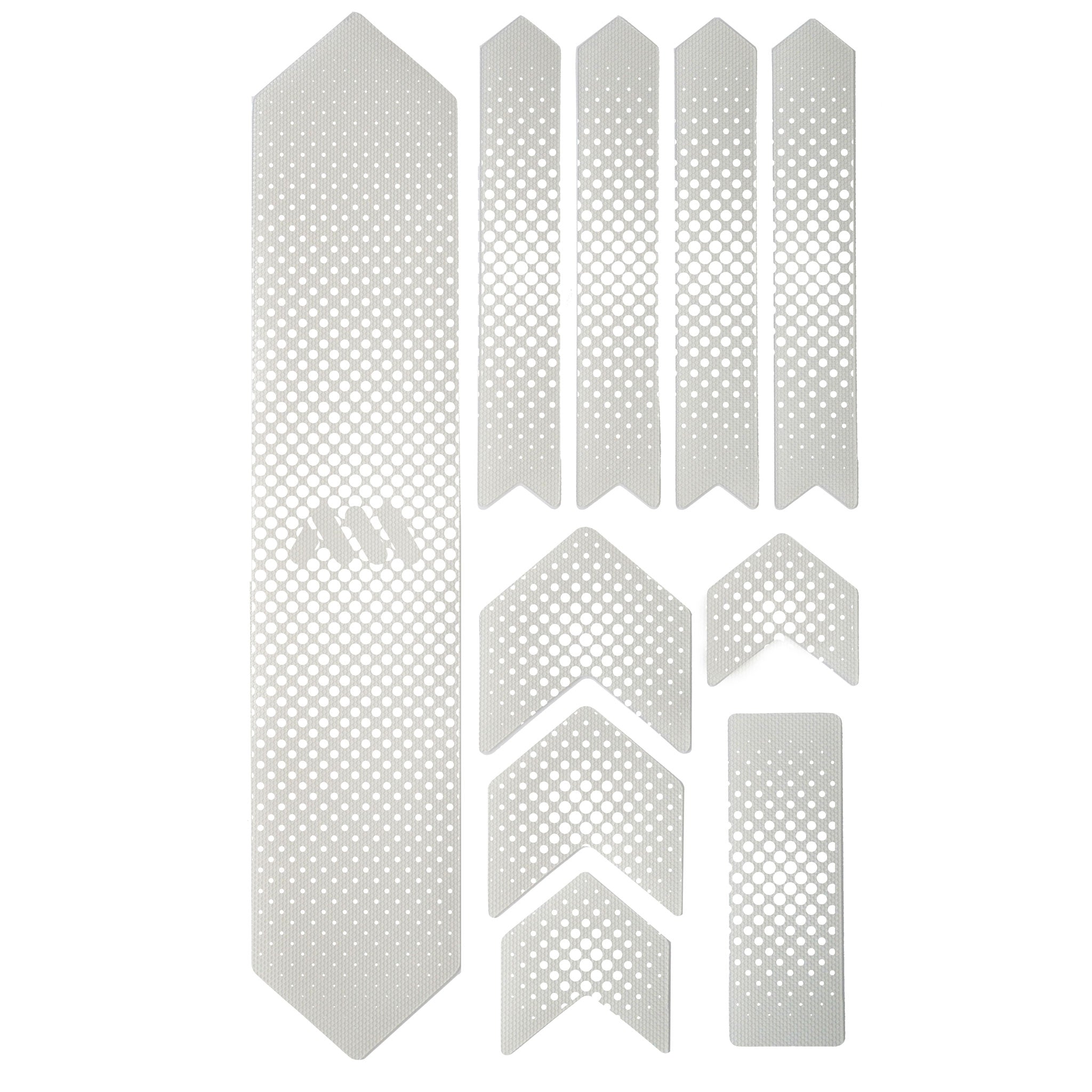 All Mountain Style Extra Honeycomb Frame Guard for Bikes - Durable White Drop Protection | Perfect for Mountain Biking, Trail Riding & Downhill Adventures