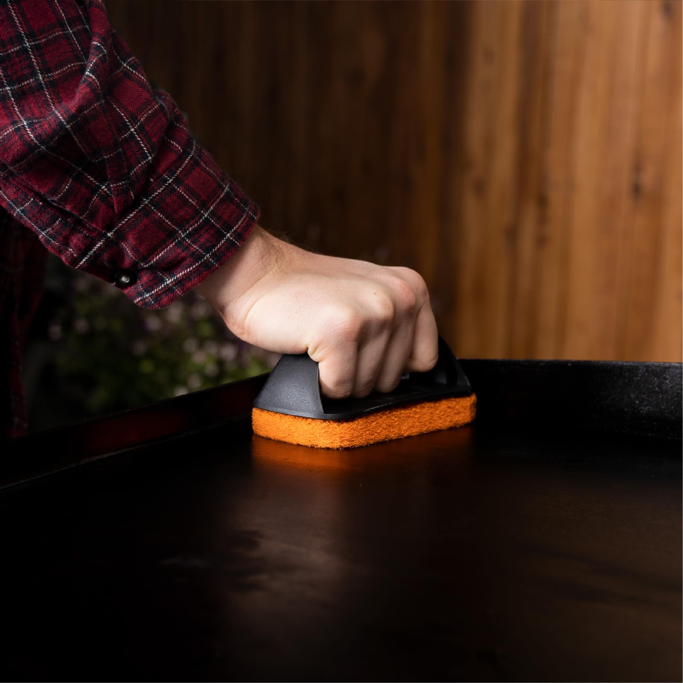 Blackstone Griddle Scrub Pads (10-Pack) - Heavy Duty BBQ Grill & Cooktop Cleaning Pads for Baked-On Food, Grease & Cooking Oils - Durable Scouring Pads for Griddles, Flat Top Grills & Outdoor Cooking - Perfect for Camping, Tailgating & Backyard BBQs