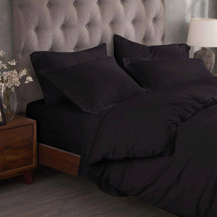 Premium 300 Thread Count Modal Duvet Cover Set - Soft & Breathable Beechwood Fabric - Perfect for Bedroom, Hotel, and Guest Room Comfort