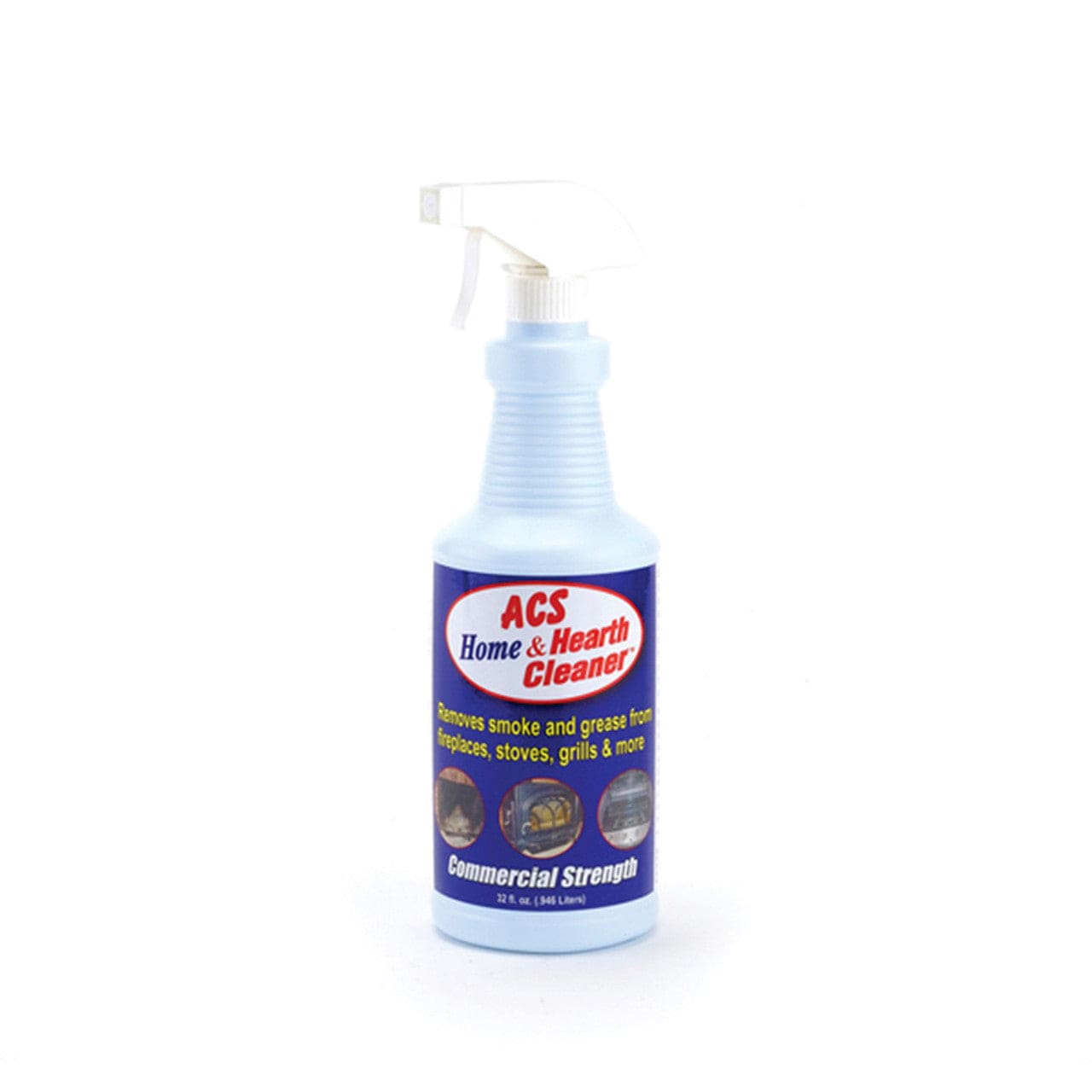 32 oz. Anti-Creosote Soot Cleaner Spray Bottles (12-Pack) – Heavy-Duty Fireplace, Grill & Hearth Cleaner for Home & Commercial Use