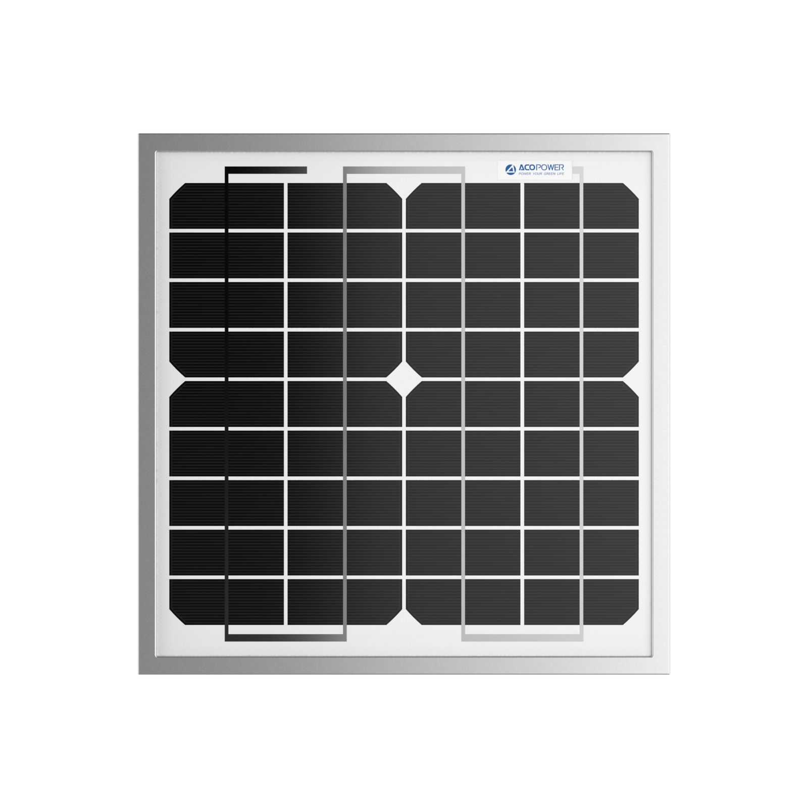 10W 12V Monocrystalline Solar Panel - High Efficiency Portable Solar Charger for RV, Boat, Camping & Off-Grid Power