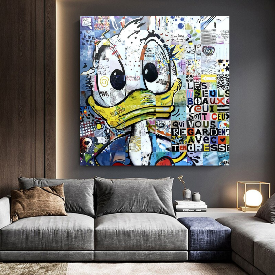 Donald Duck Poster - Cute Cartoon Wall Art for Disney Fans | Perfect for Kids' Rooms, Living Room Decor & Gifts
