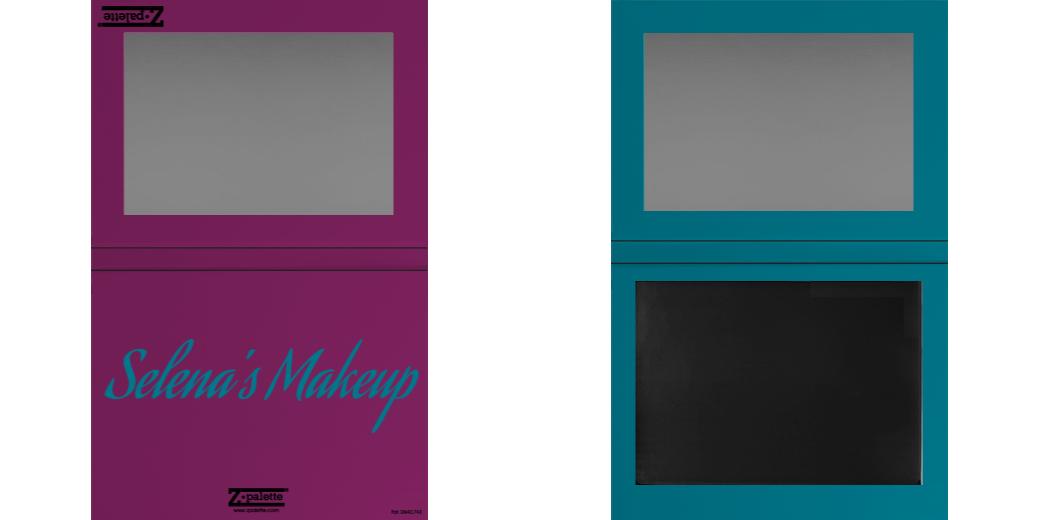 Custom Extra Large Z Palette - Magnetic Makeup Palette for Eyeshadows & Blush - Perfect for Travel & Professional Makeup Artists