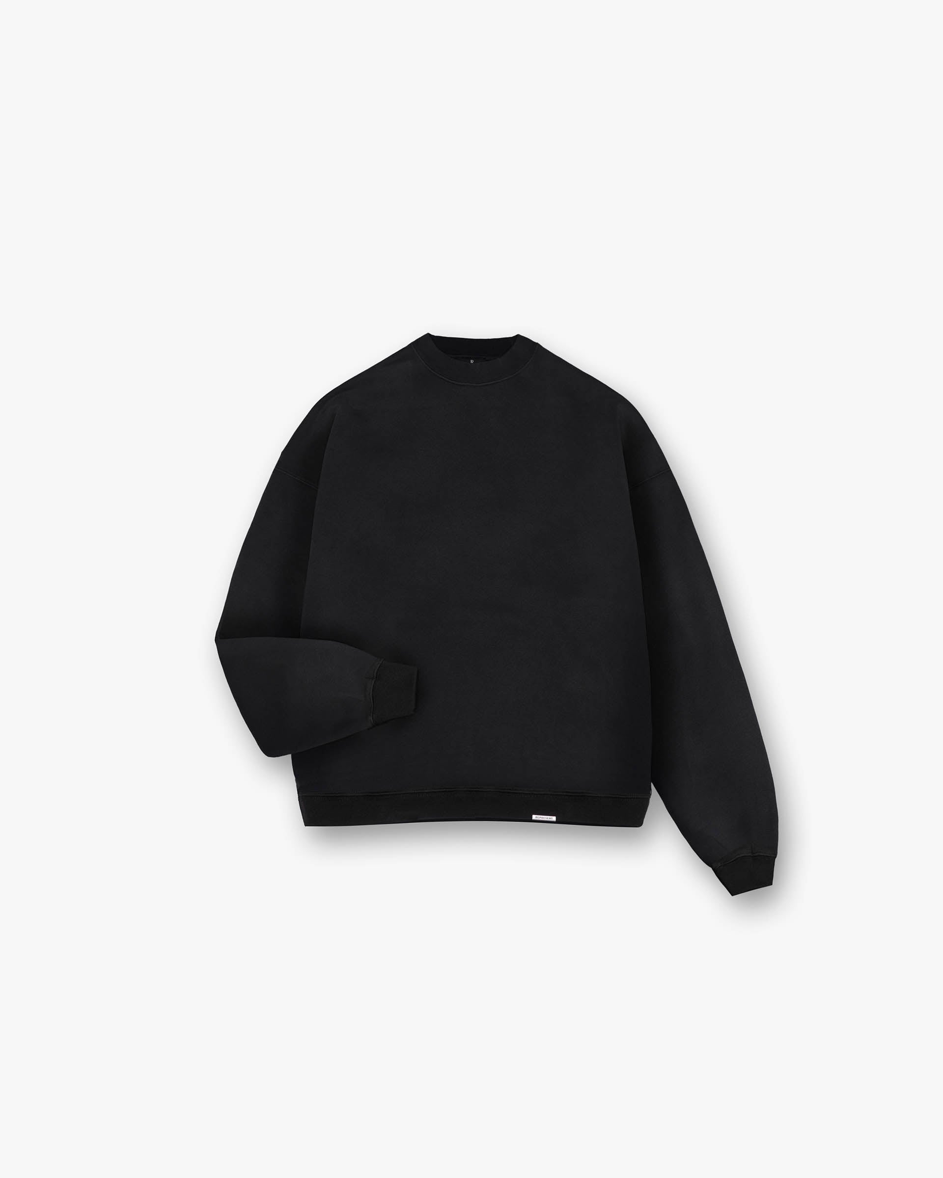 Initial Boxy Sweater - Black | Oversized Casual Knit Pullover for Women | Perfect for Fall Layering, Coffee Dates & Cozy Evenings
