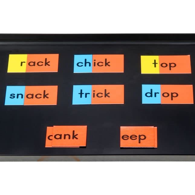 Magnetic Letter Tiles Set - 89 Consonants, Blends, Digraphs & Ending Phonograms for Phonics Learning | Perfect for Classroom, Homeschool & Reading Activities