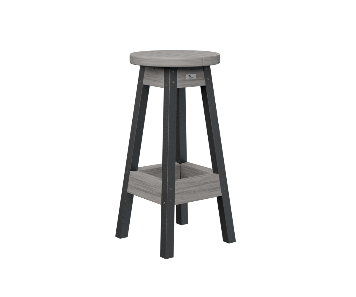 Berlin Gardens Outdoor Bar Stool - Weather-Resistant Patio Bar Height Stool for Backyard, Deck & Poolside - Perfect for Outdoor Dining, Entertaining & Relaxation